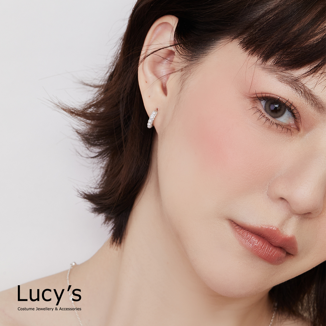 柔情珍珠 易扣耳環 (二色) (129768/129770)