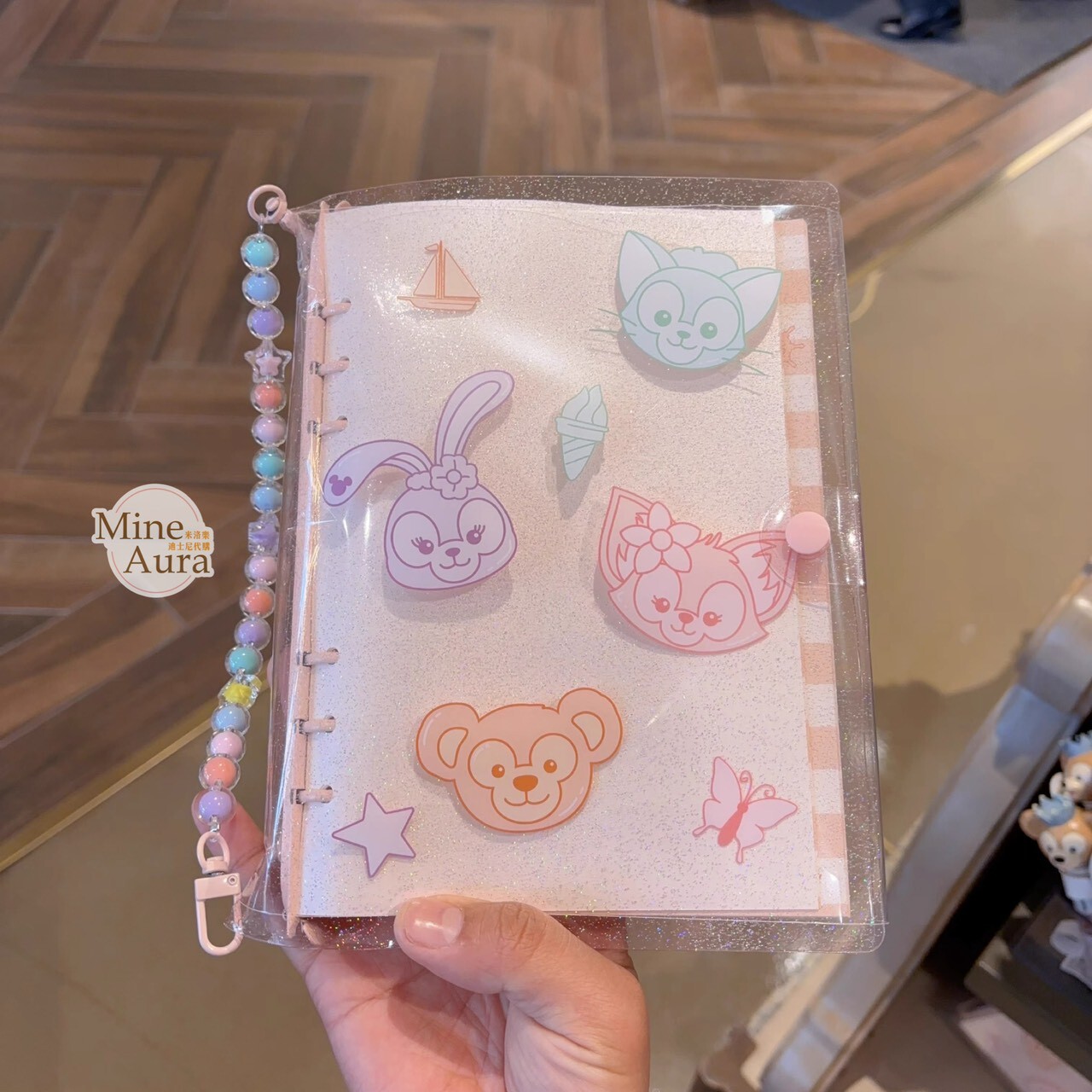 達菲 Duffy 與好友們 繽紛糖豆系列 筆記本 記事本 -上海迪士尼樂園