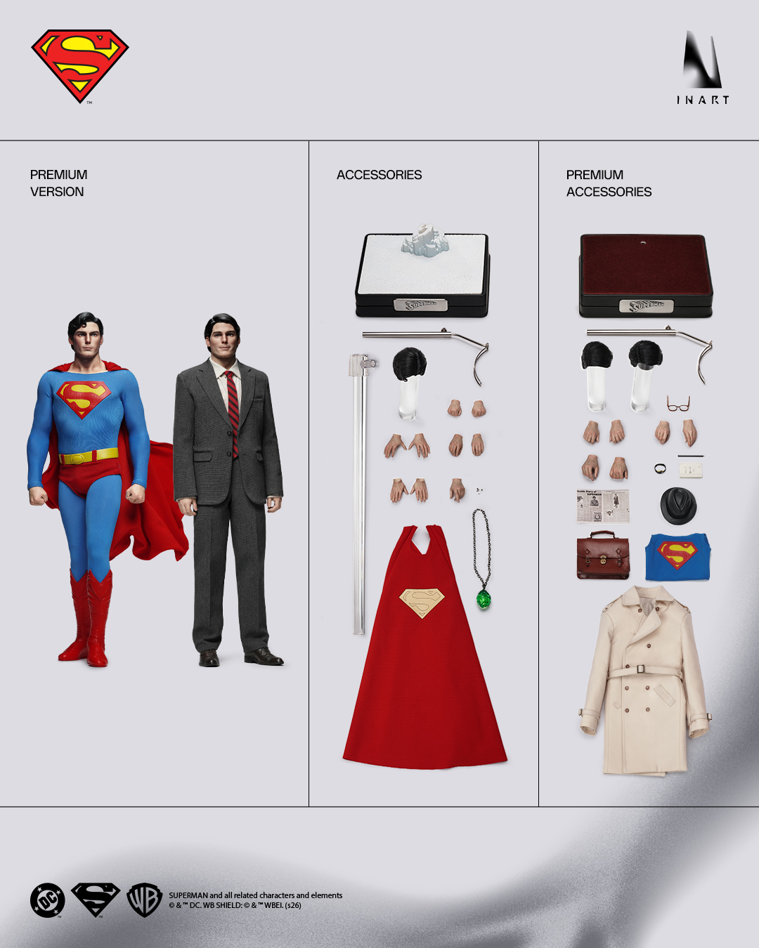 (Pre-Order) Inart- Superman (1978) - Superman (Premium Version) 1/6 Collectible Figure (Pt A035D1)