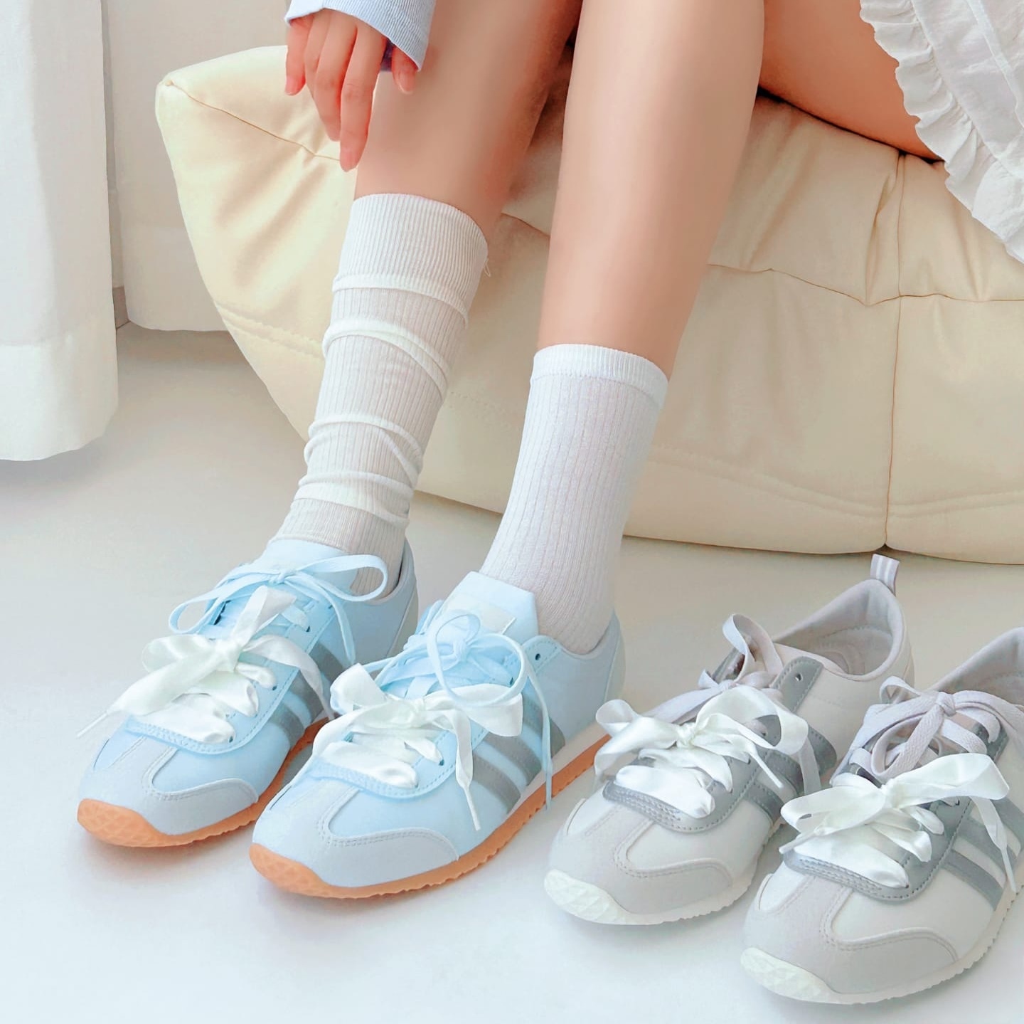 ADIDAS VS JOG 2.0 芭蕾風德訓鞋