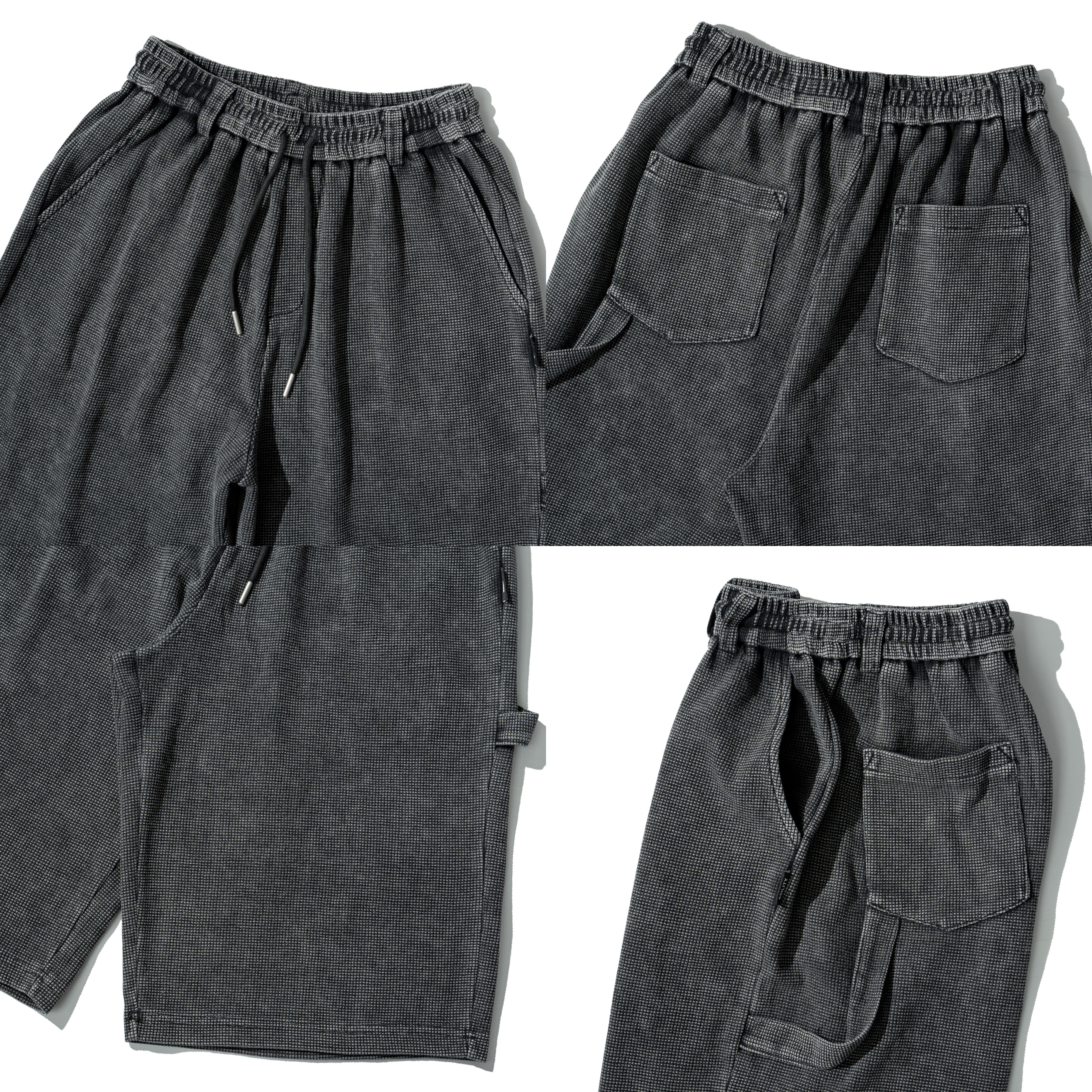 AGILITY Washed Waffle Cropped Pants 水洗華夫格 七分褲 [WFS]