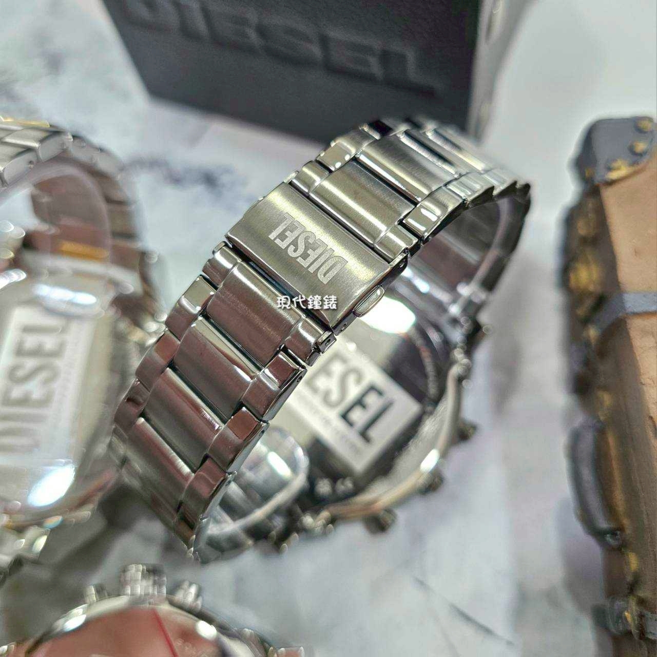 【DIESEL】勇氣Brave-Green DZ7488 54mm 現代鐘錶