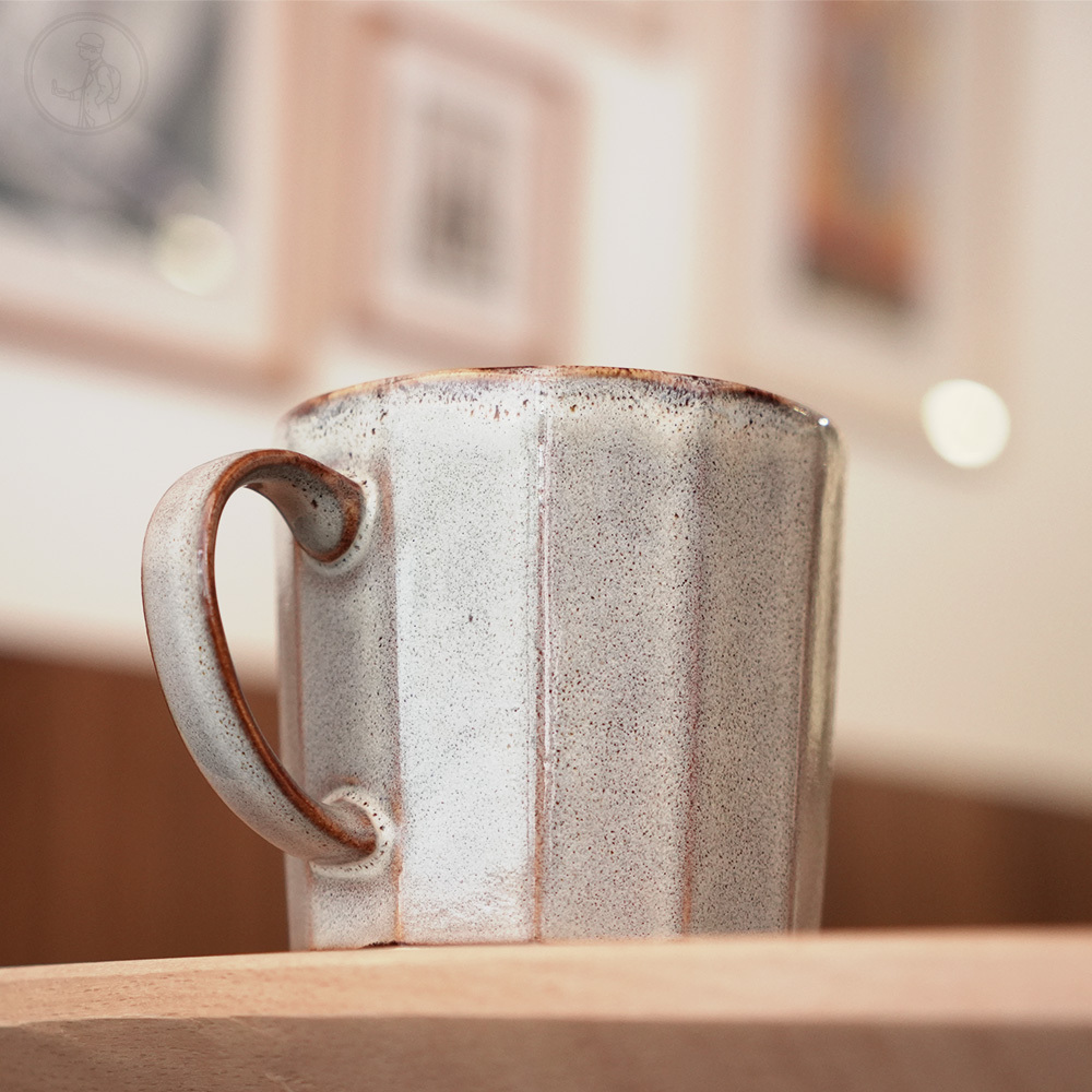 波佐見燒 角切淵錆馬克杯 250cc