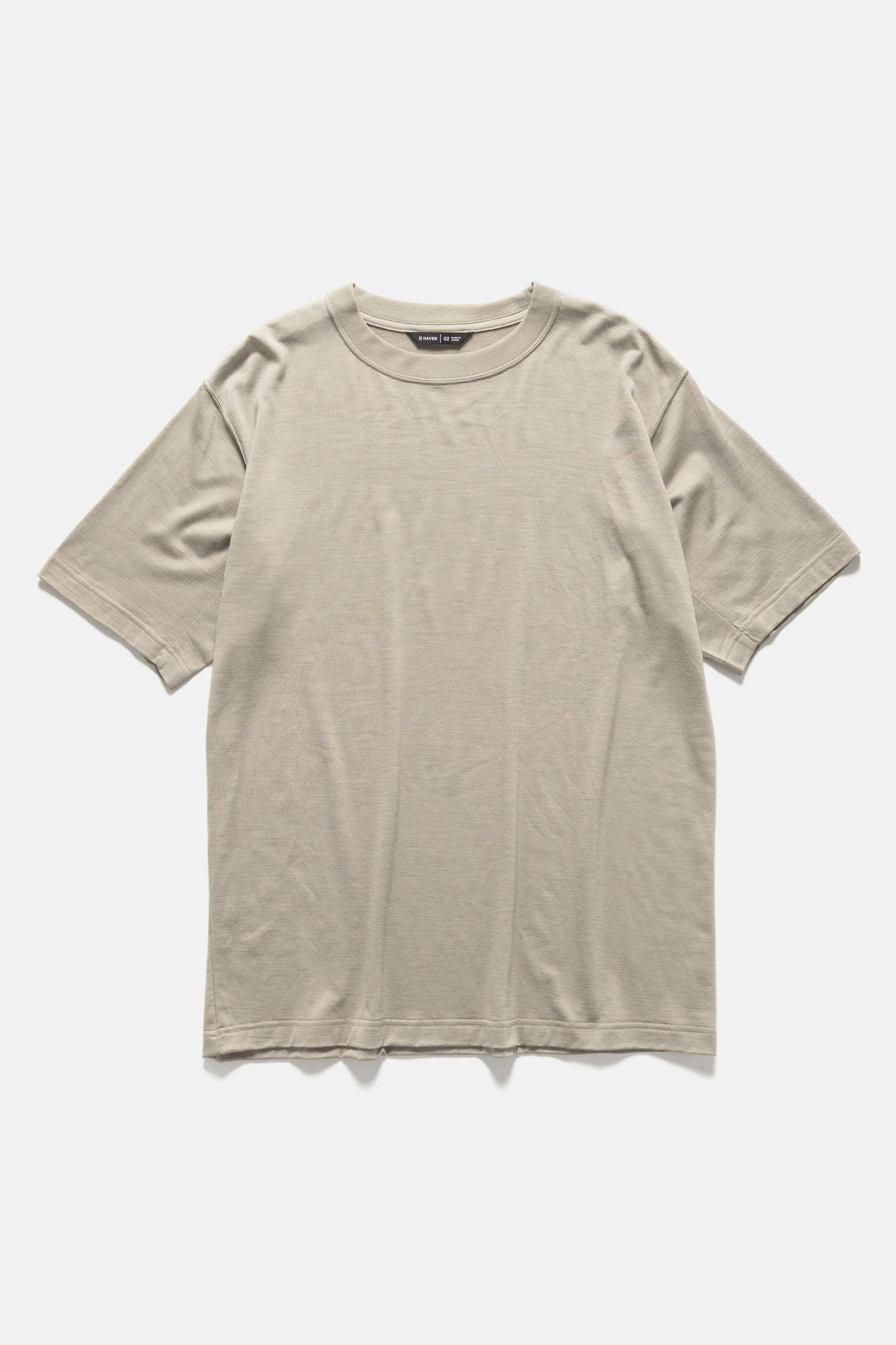 HAVEN STRATUS T-SHIRT-SUPERFINE WOOL JERSEY (2COL)