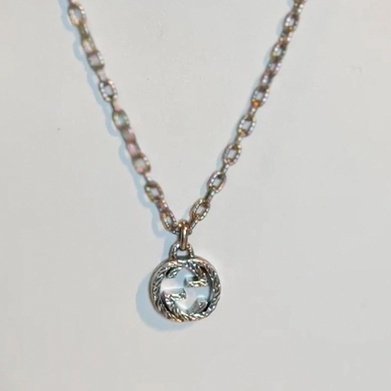 GUCCI 雙G 925 頸鏈