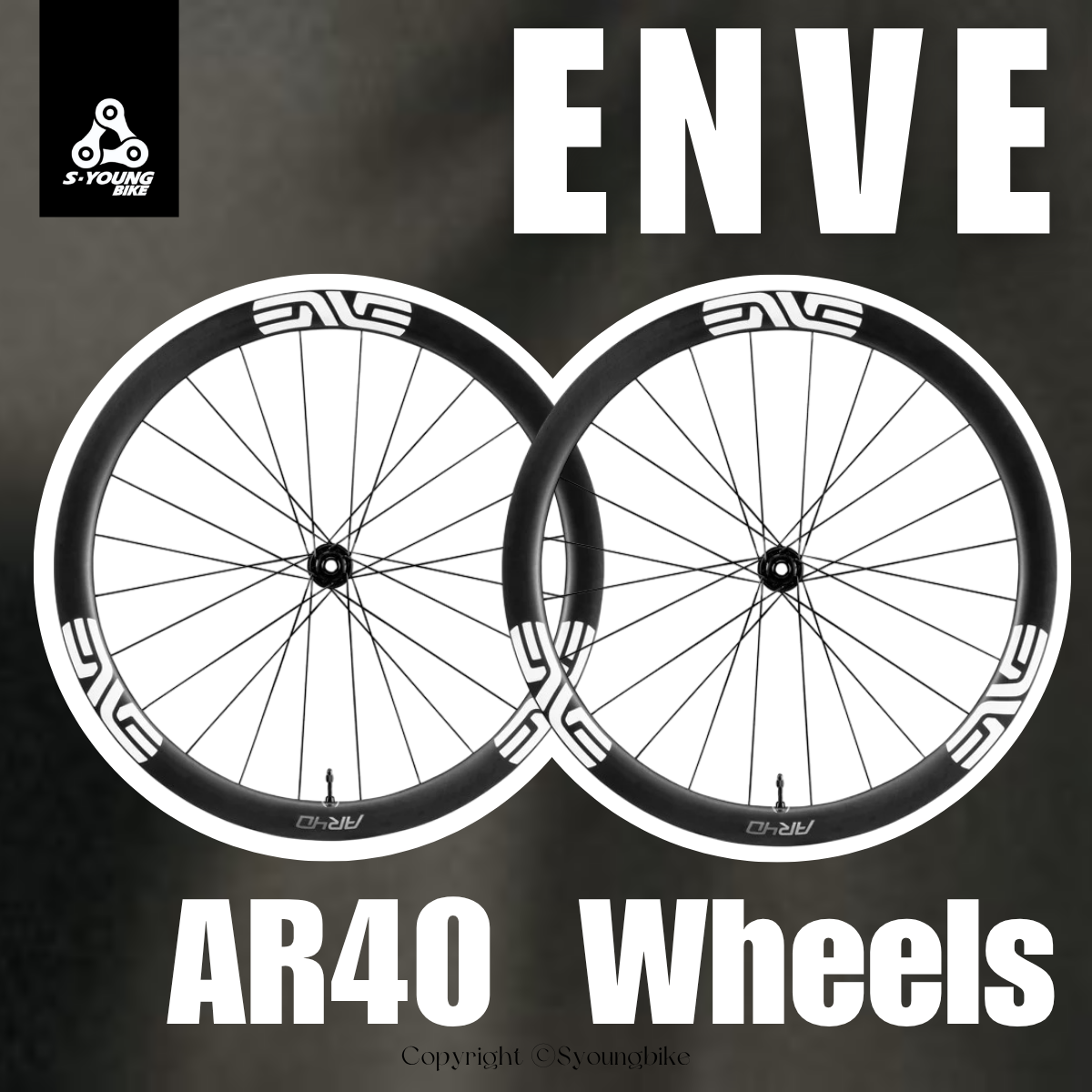 【ENVE】Foundation AR40 碳纖維輪組 / 白標（官網詢價優惠）