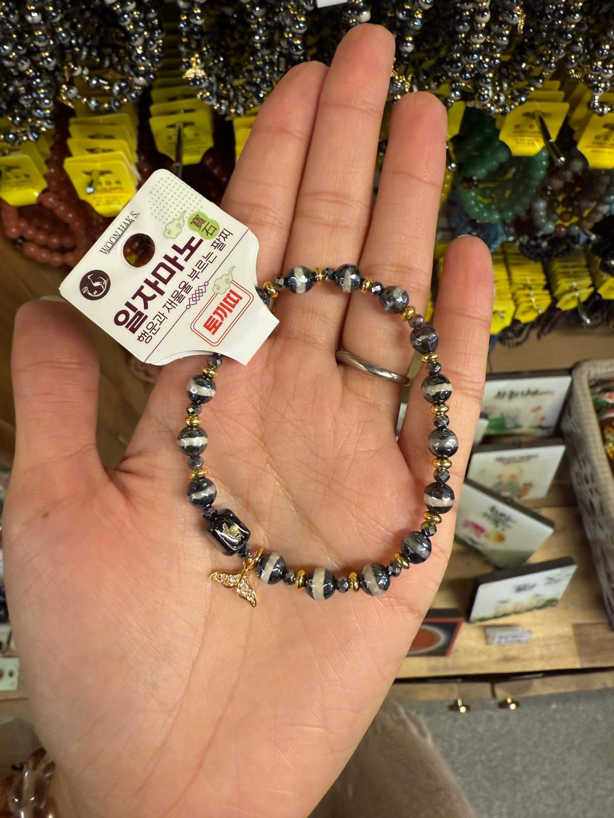 YJ009 奉恩寺手串飾物系列 12生肖海豚尾手串(召喚幸運財富) SEVENTEEN 尹淨漢同款