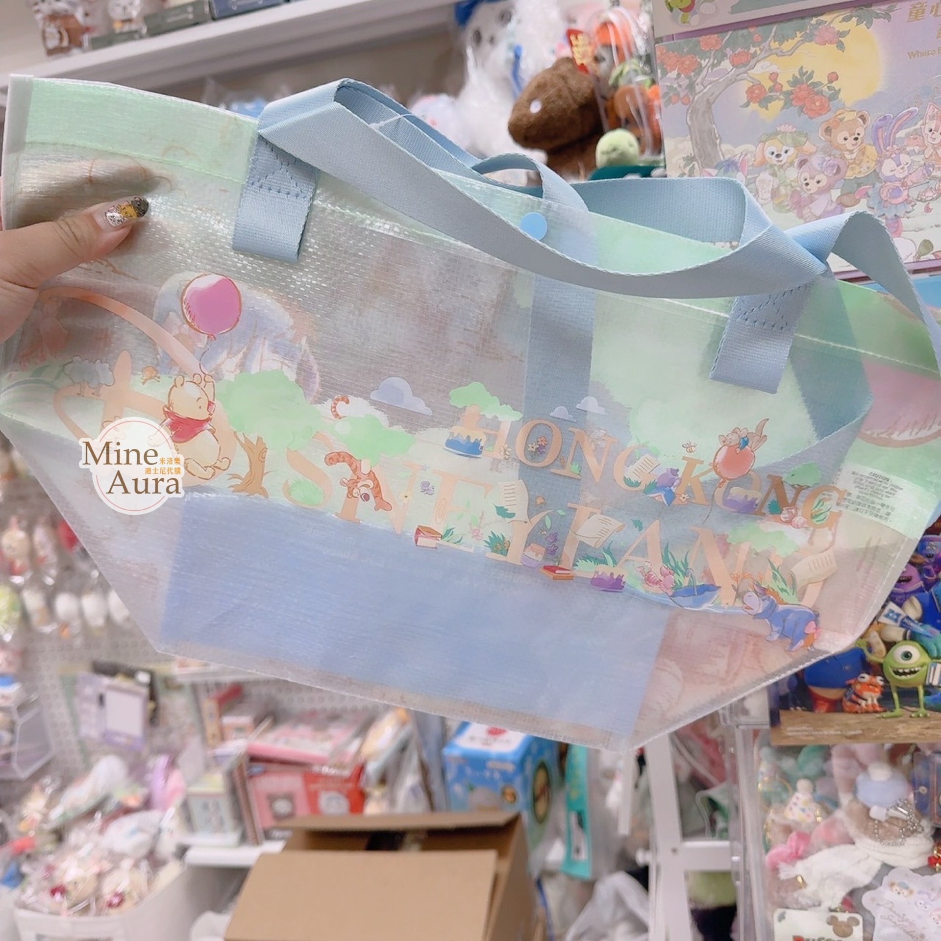 小熊維尼與好友們 甜蜜旅程 圖案 環保 購物袋 -香港迪士尼樂園