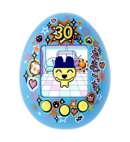 「ACG.GO」「預購」[魂SHOP限定] TAMAGOTCHI Mametchi 30週年 記念版機 籃色