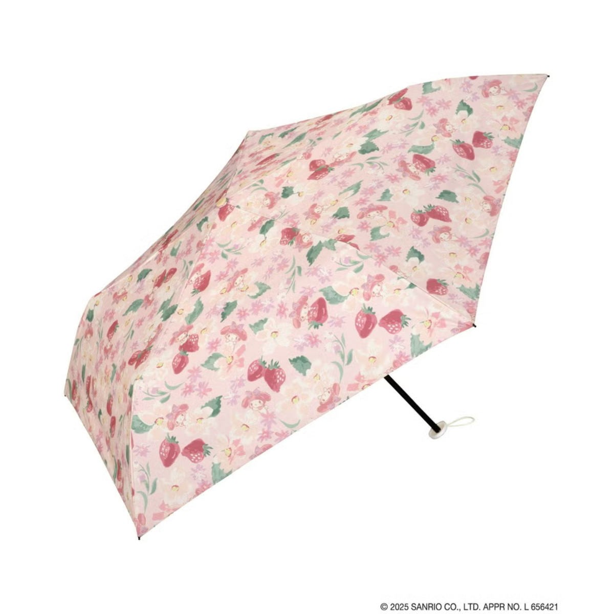 26080-MM Sanrio My Melody × WPC 晴雨兼用縮骨遮 花卉及水果 #JP-WPC26