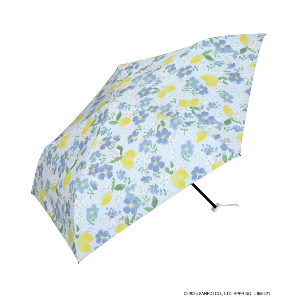 26080-CN Sanrio 玉桂狗 × WPC 晴雨兼用縮骨遮 花卉及水果 #JP-WPC26