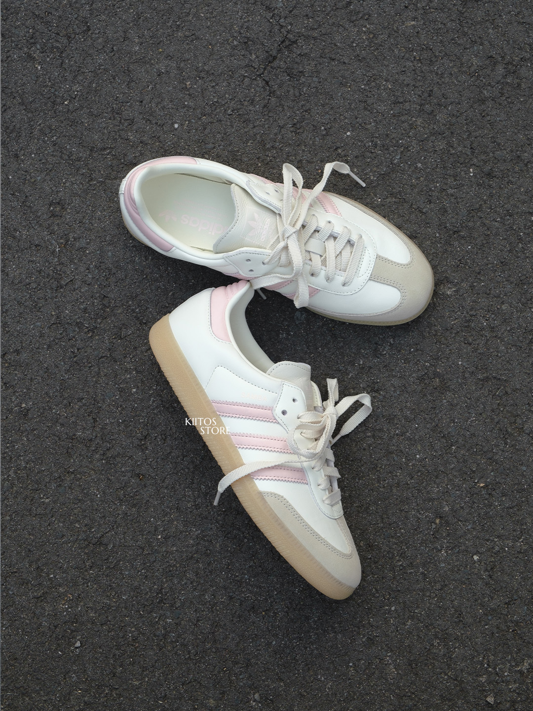 【預購】ADIDAS SAMBA OG 櫻花粉 奶油白 米灰 焦糖底 女鞋 IH9059