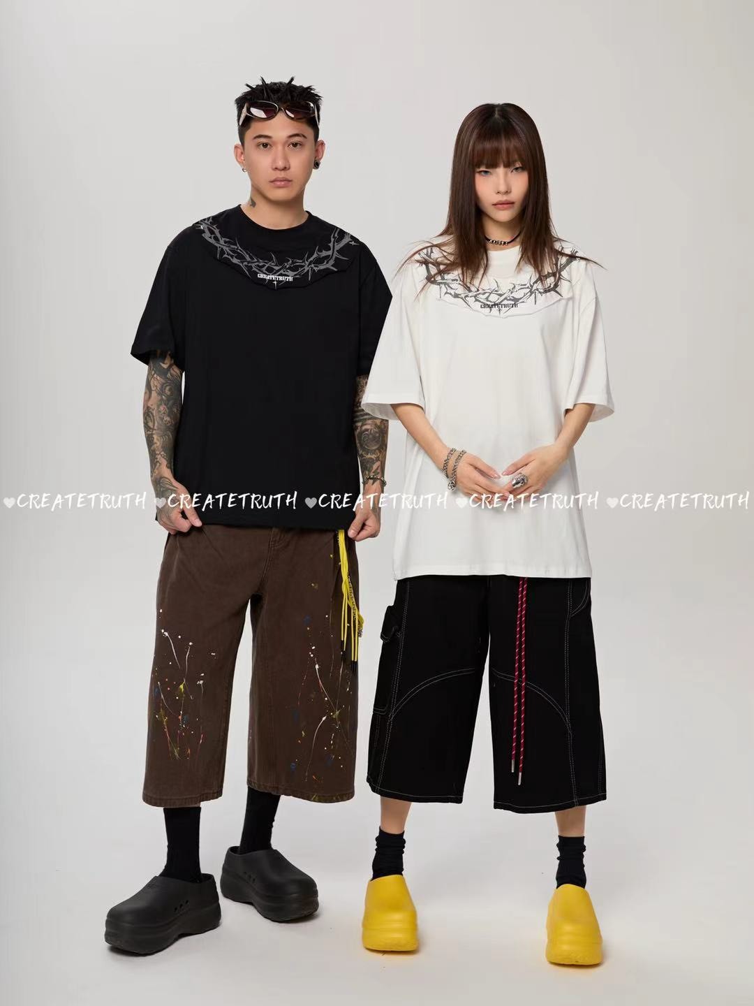 (GOAL) 立體貼布爆裂紋短T 2017