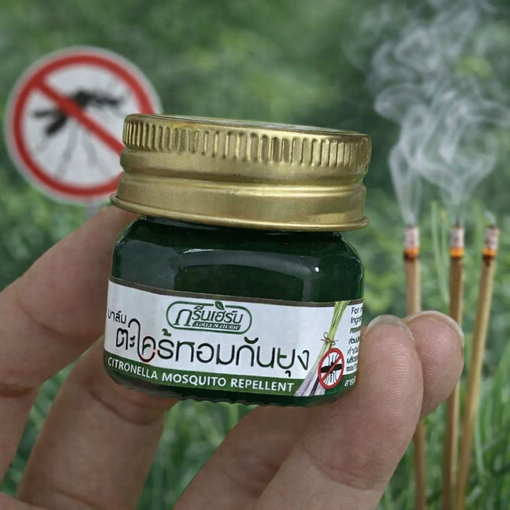 泰國 Green Herb 香茅防蚊膏 30g 50g 戶外清涼防蚊保養