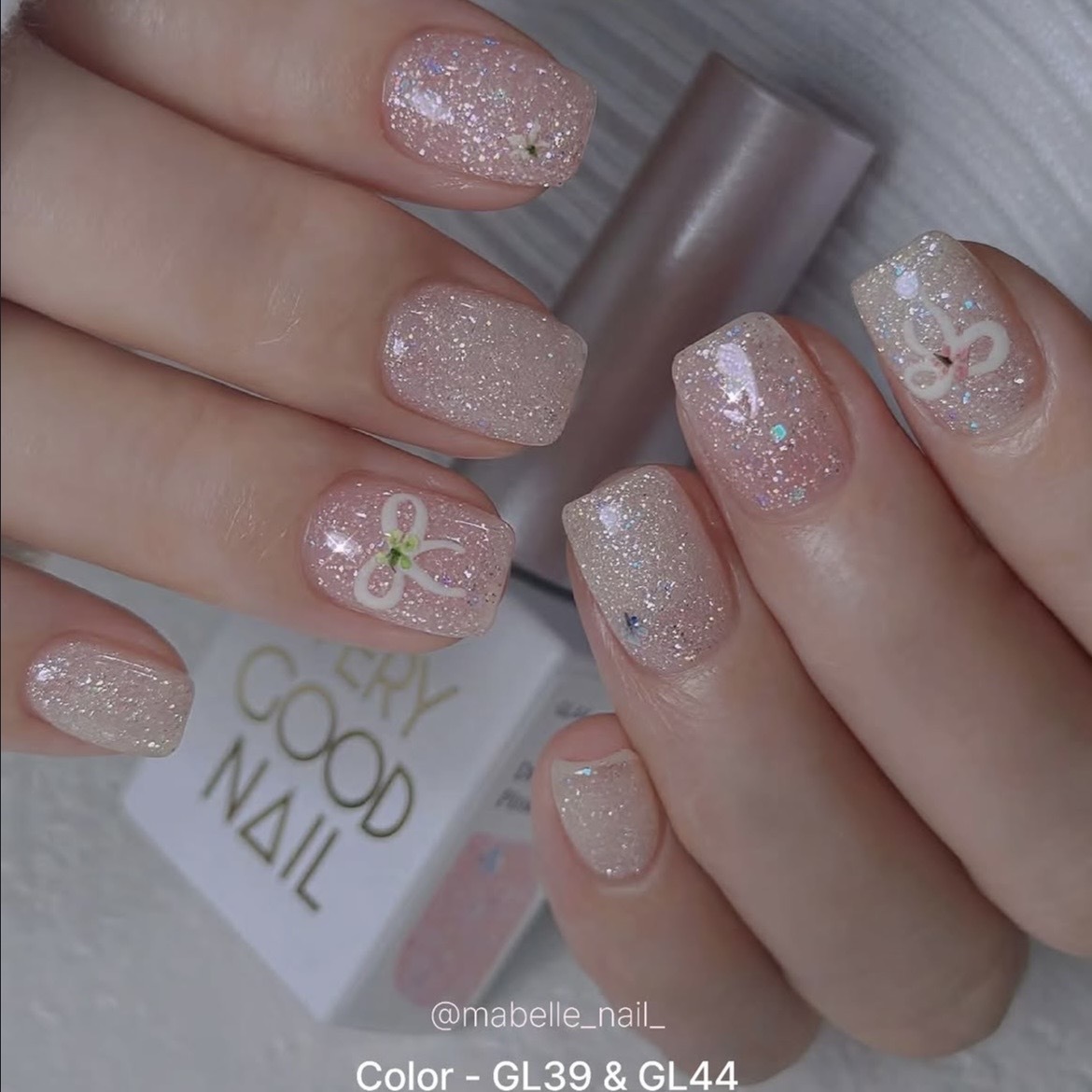 GL44 Blush Pink Glitter Edition