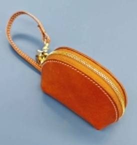 0417g11-GZday4-皮革-手工皮具 貝殼包mini豆包植鞣牛皮(A11)