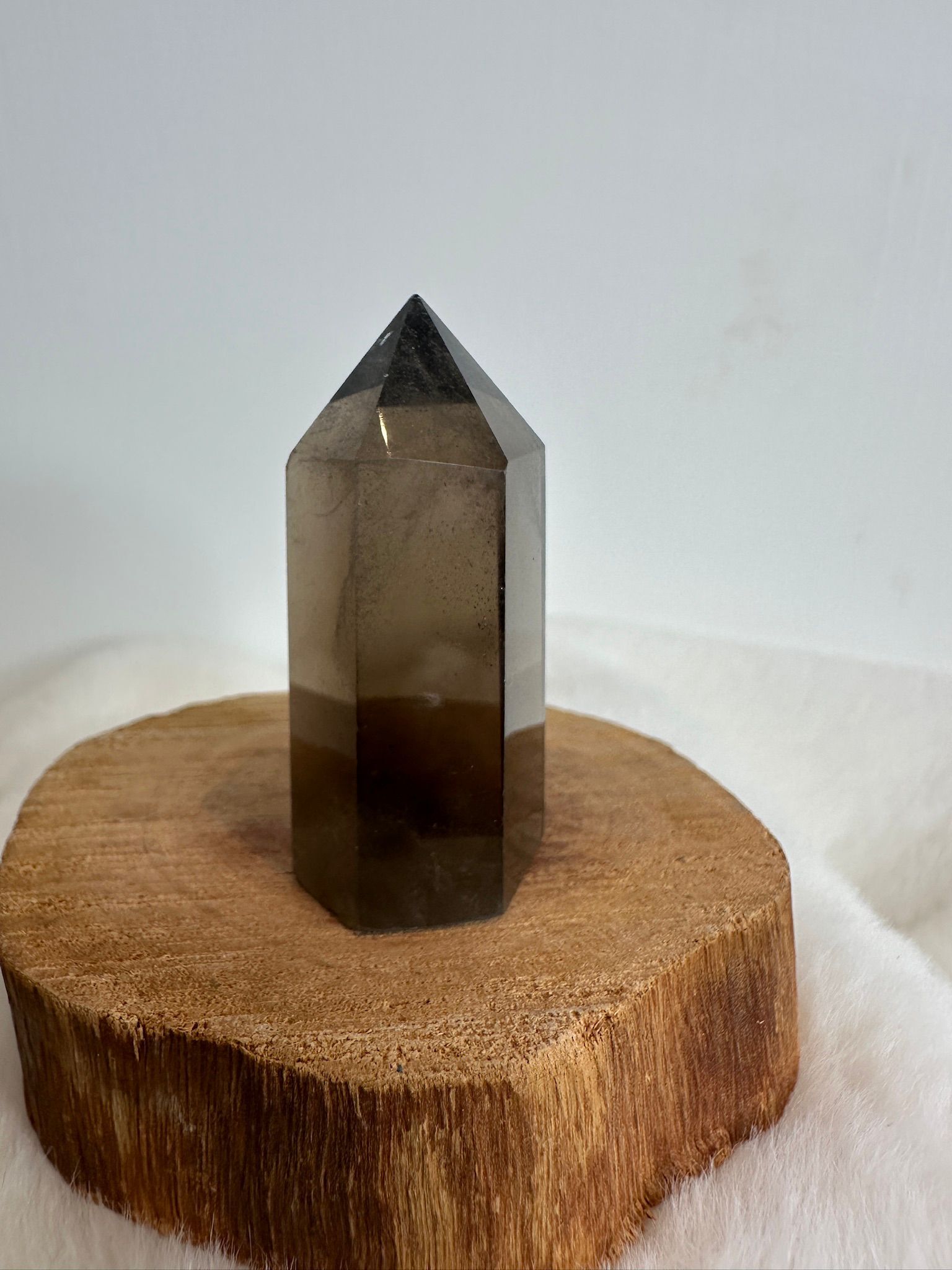 HKAG0417-035 茶晶晶柱 (19x50mm) (A35)