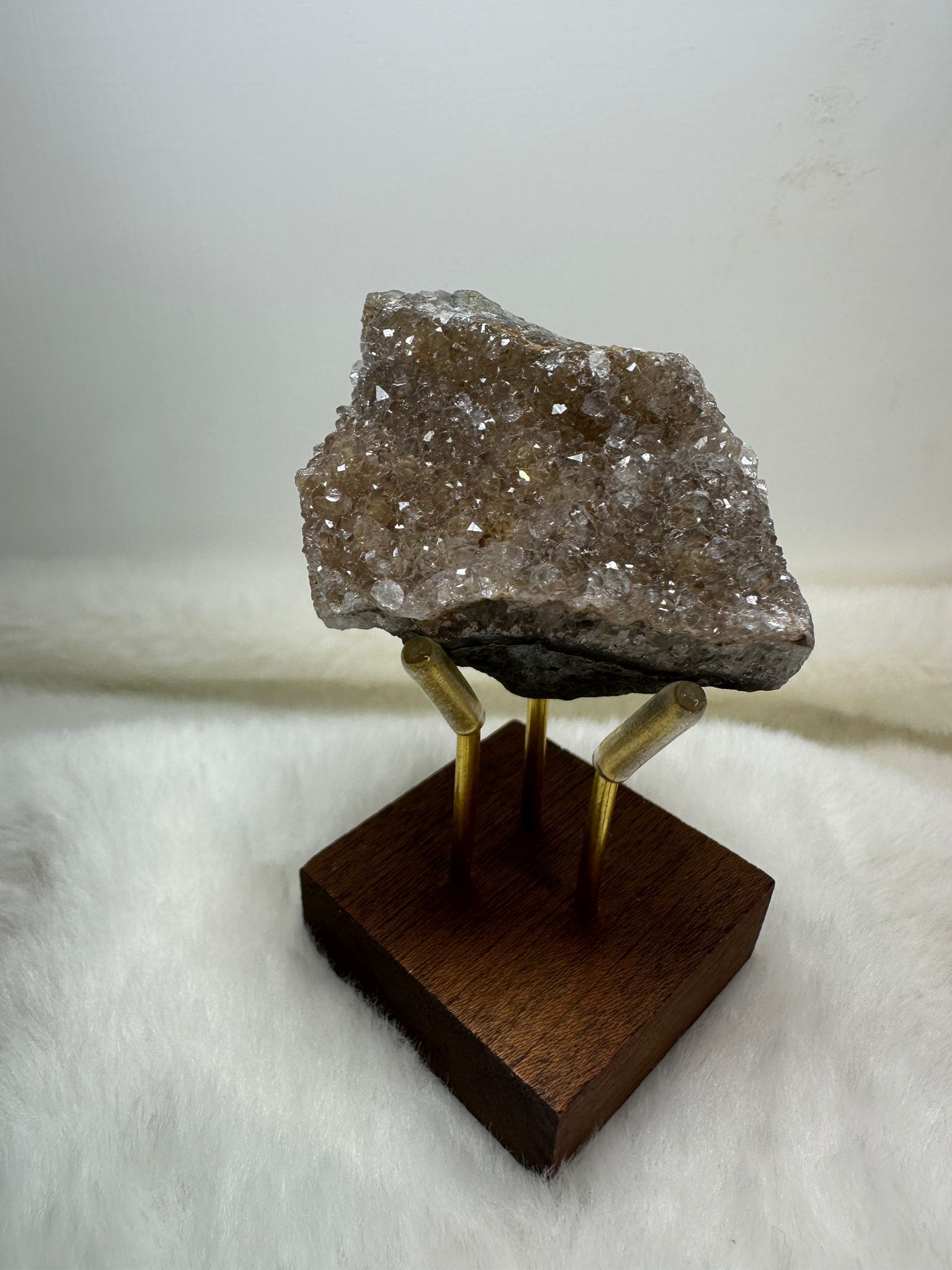 HKAG0417-060 紫黃色系 原皮彩晶鎮 (A60)