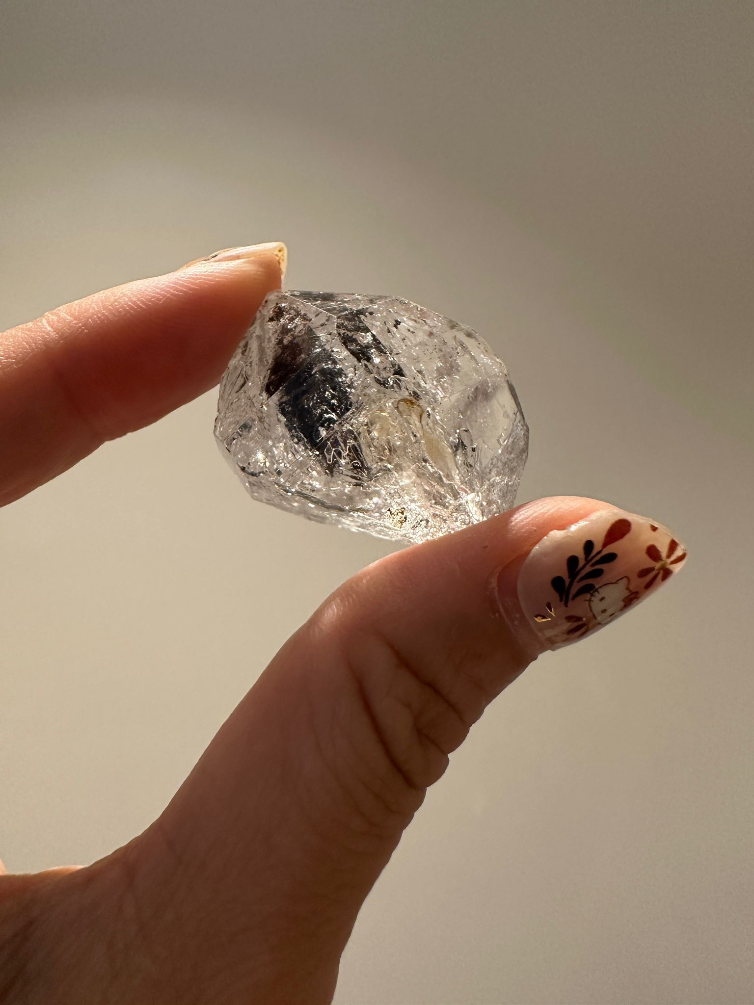 HKAG0417-083 雙尖黑閃靈鑽 16g (美國閃靈)  內含物 -石墨 (A83)