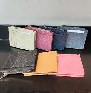 0417g44-GZday4-皮革-雙面駕駛證多卡位真皮拉鍊卡包頭層牛皮小零錢包套(A44)