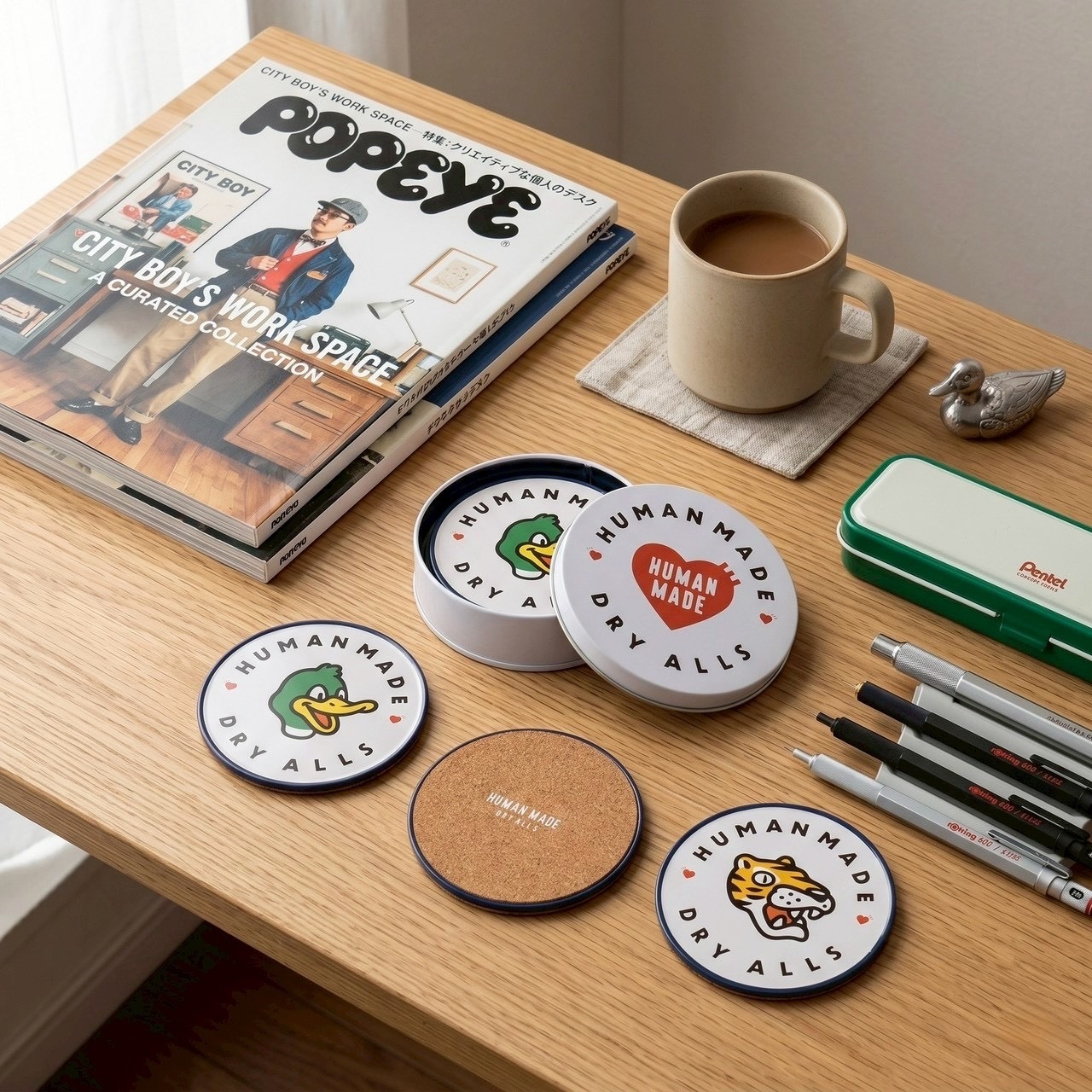 HUMAN MADE ANIMAL 經典標誌 杯墊 🦆|日本連線|