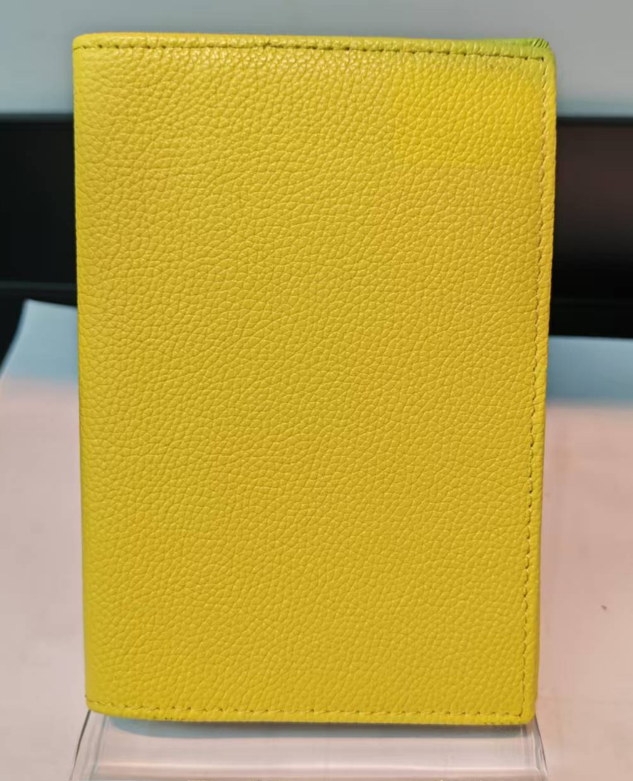 0417g42-GZday4-皮革-日本真皮多功能護照套男款牛皮護照套-檸檬黃(A42)