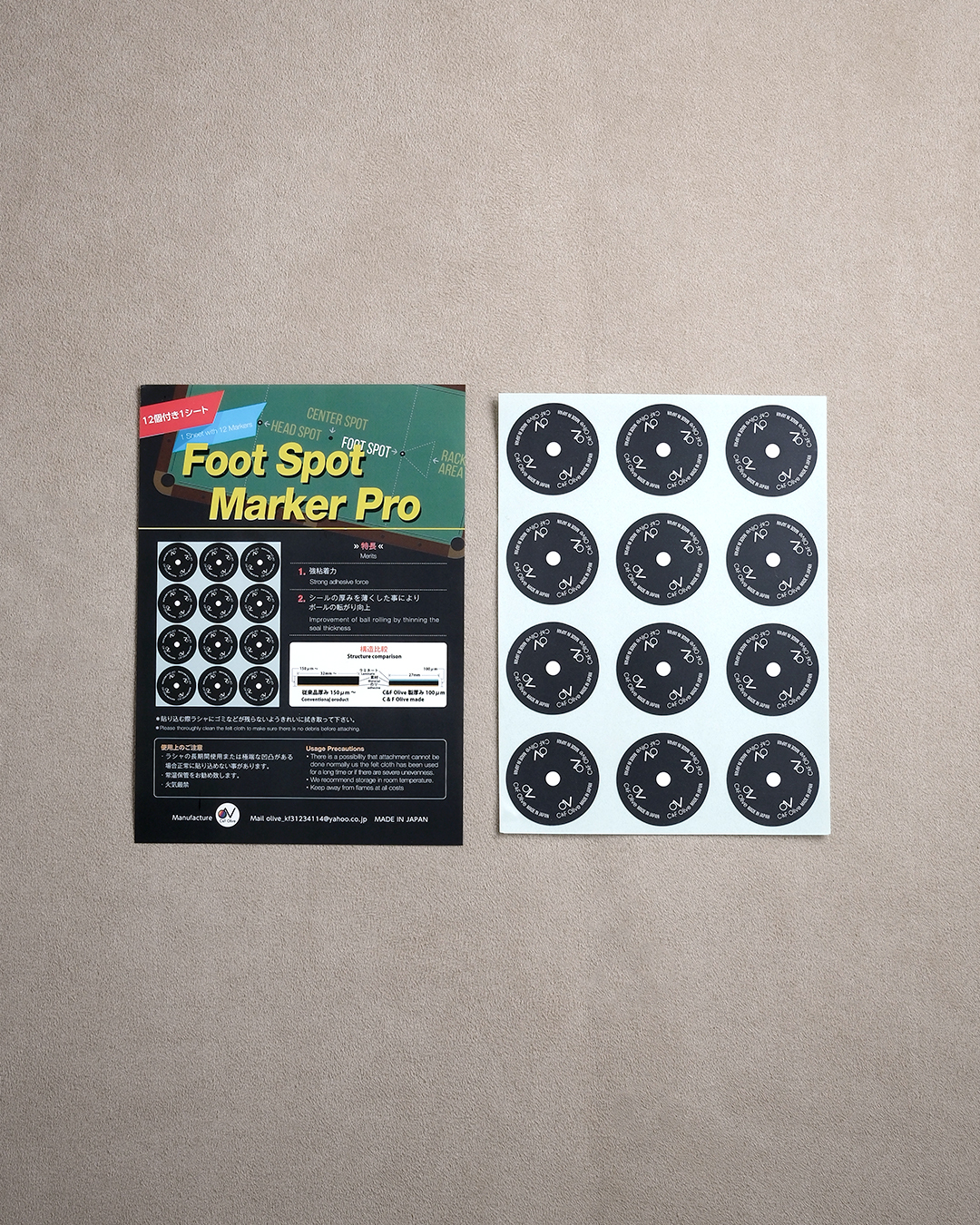 C&F Olive Foot Spot Marker Pro