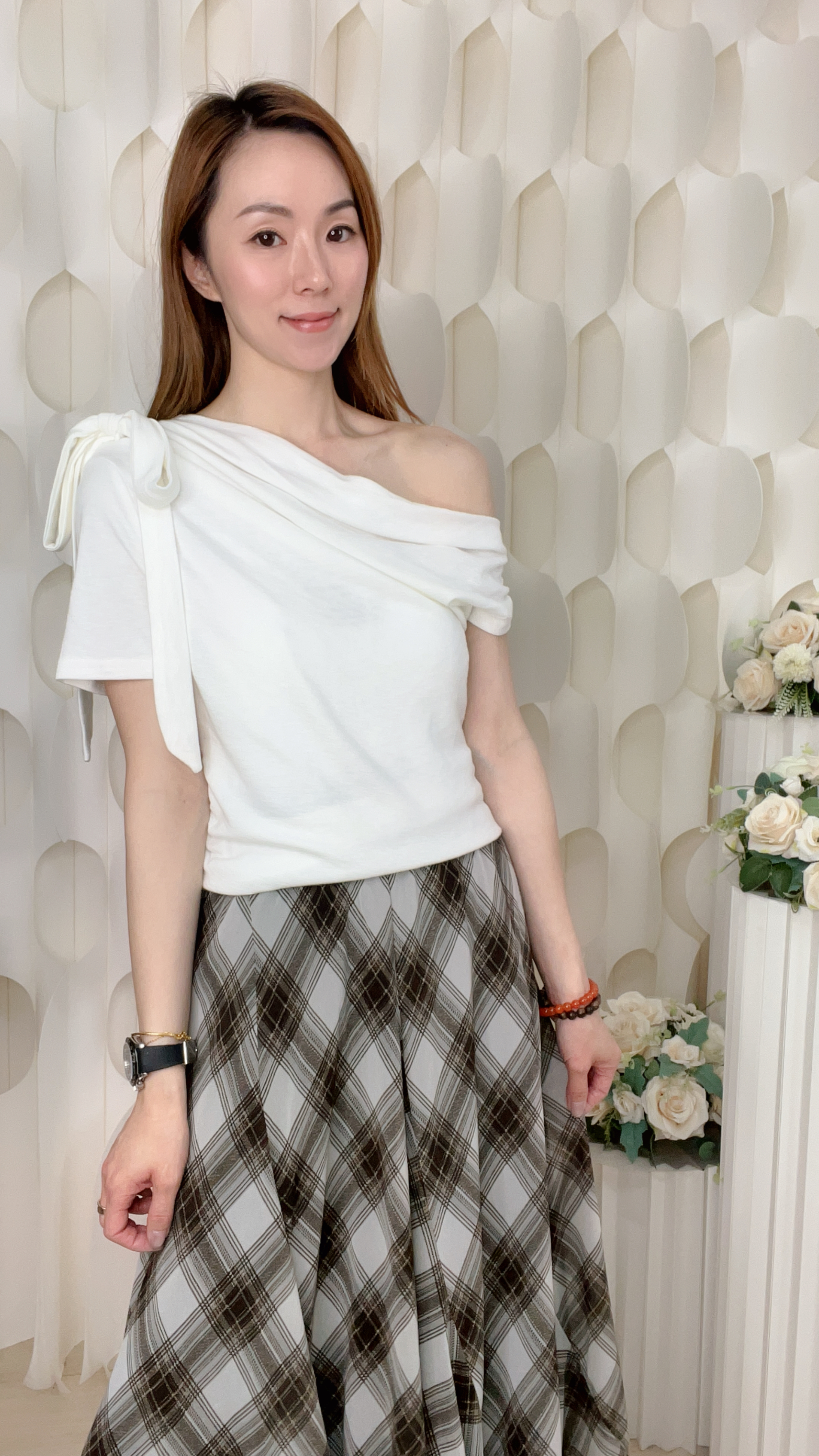 莫代爾棉垂感蝴蝶結上衣(胸:34-46 腰:32-42 長:21 吋)55897#1704clo