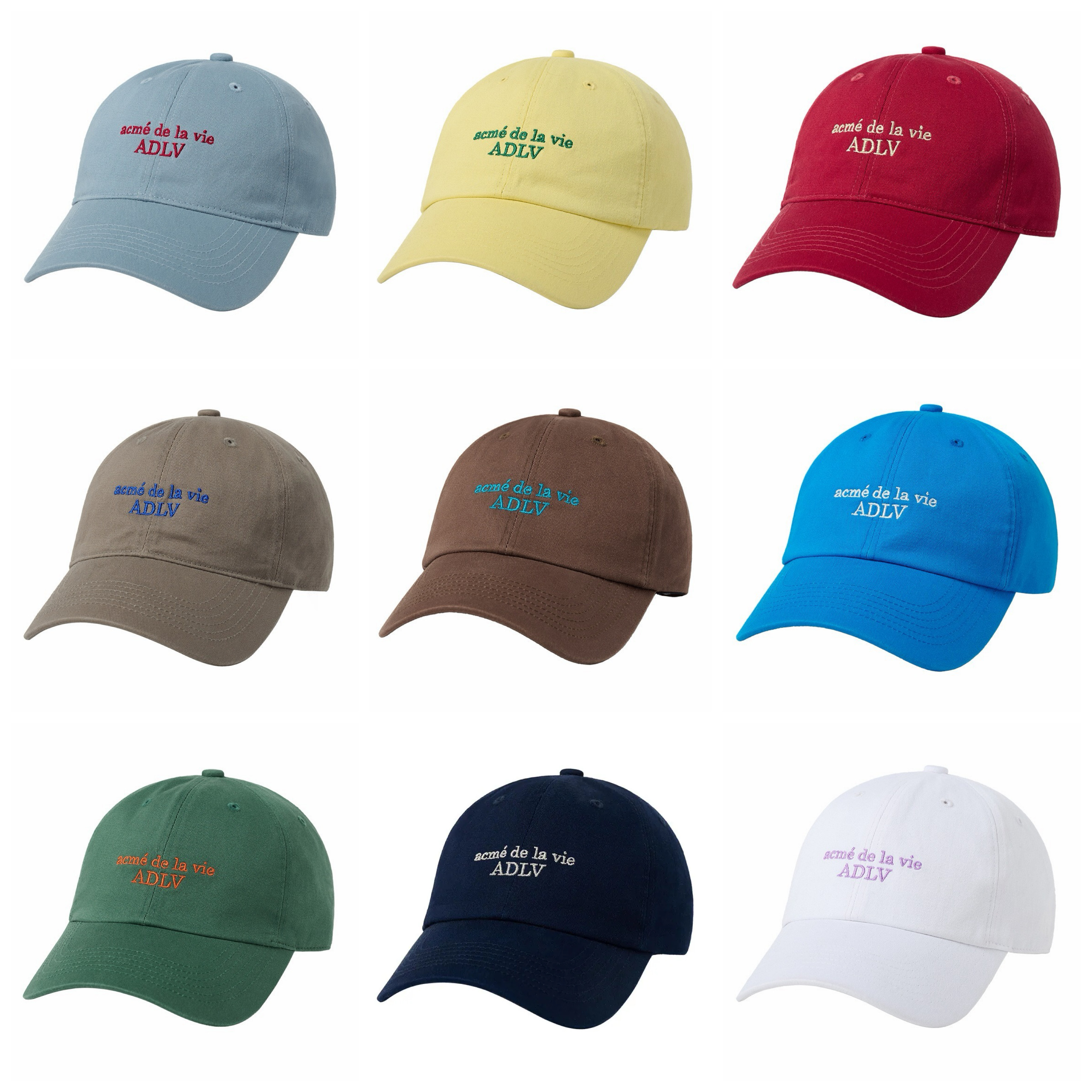 【30】ADLV BIO BASIC LOGO BALL CAP (9色選擇)