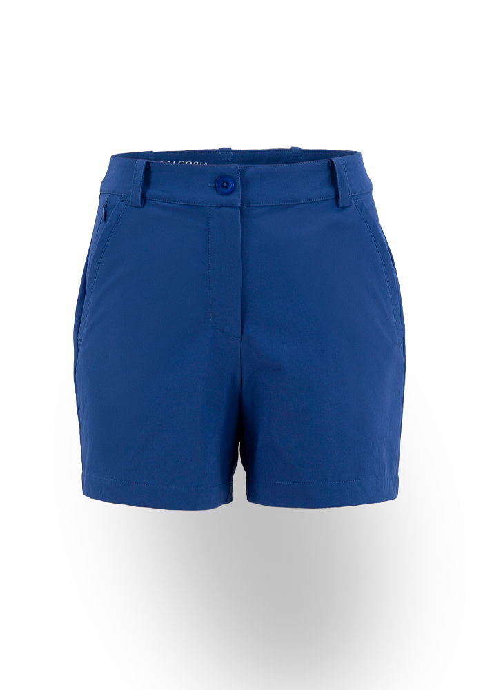 慵懶波光女短褲-暮藍色