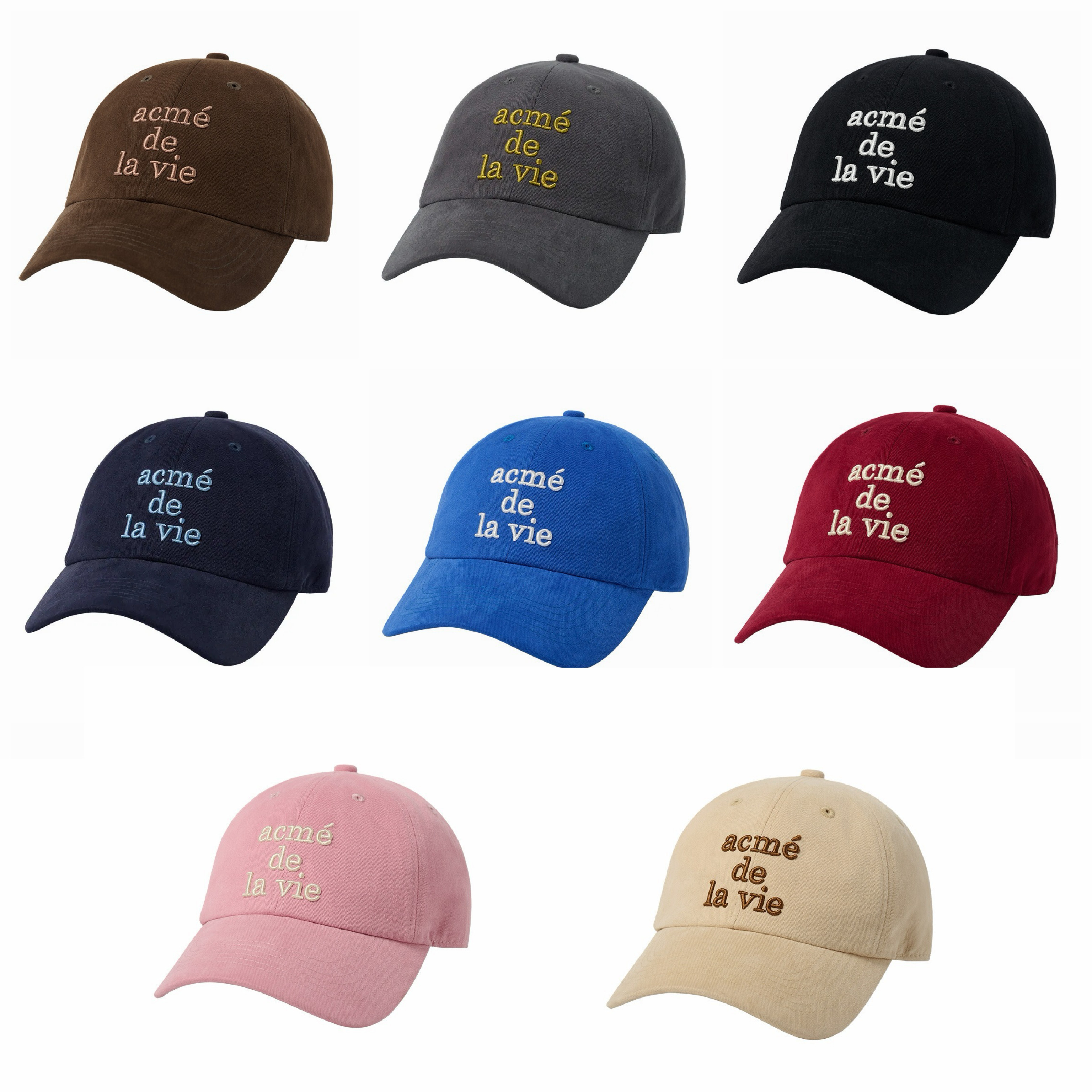 【33】ADLV COTTON NAPPING 3D EMBO BALL CAP (8色選擇)