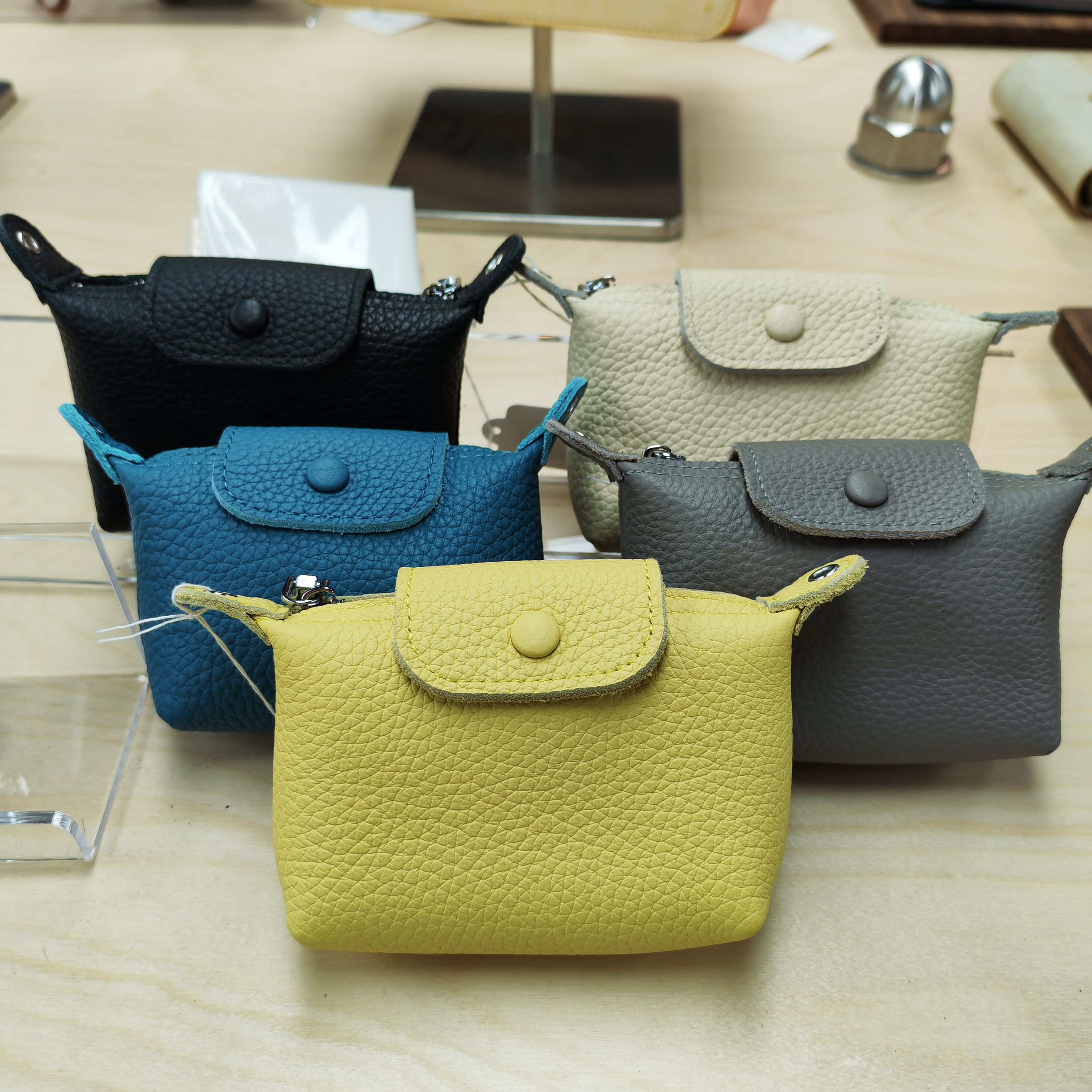 0417g58-GZday8-皮革-精緻收納包零錢包便攜頭層牛皮小錢包真皮拉鍊手拿包(A58)