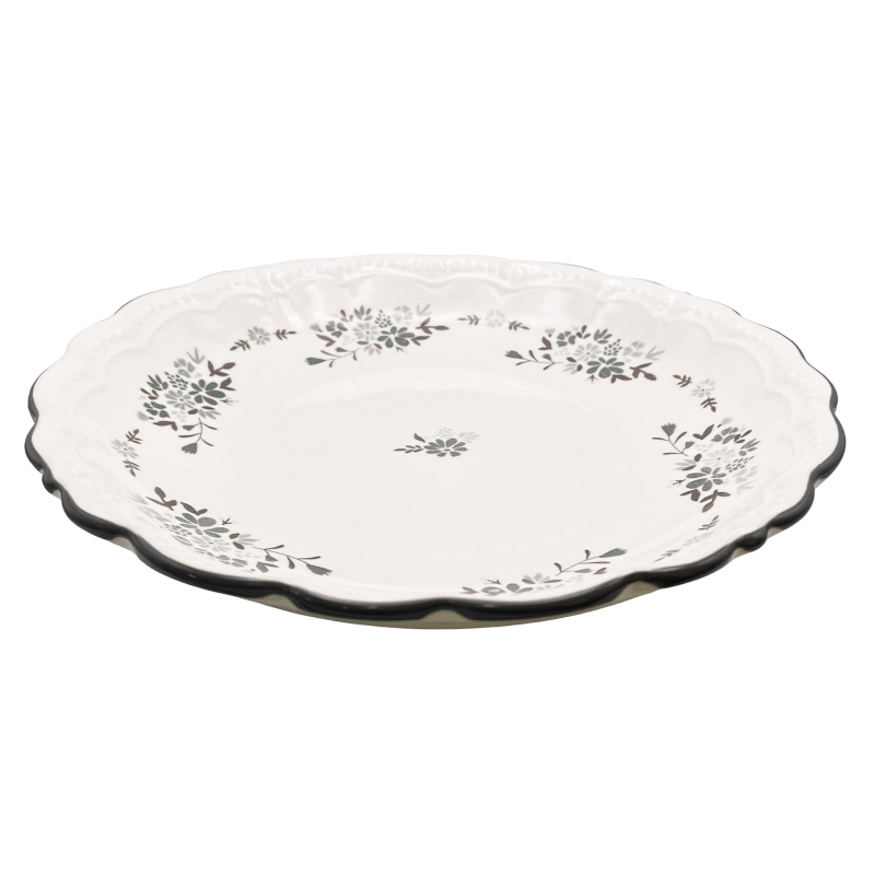 TP 義大利麵盤/灰 約Ø23cm