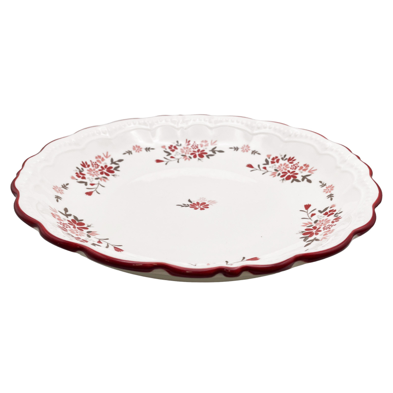 TP 義大利麵盤/紅 約Ø23cm