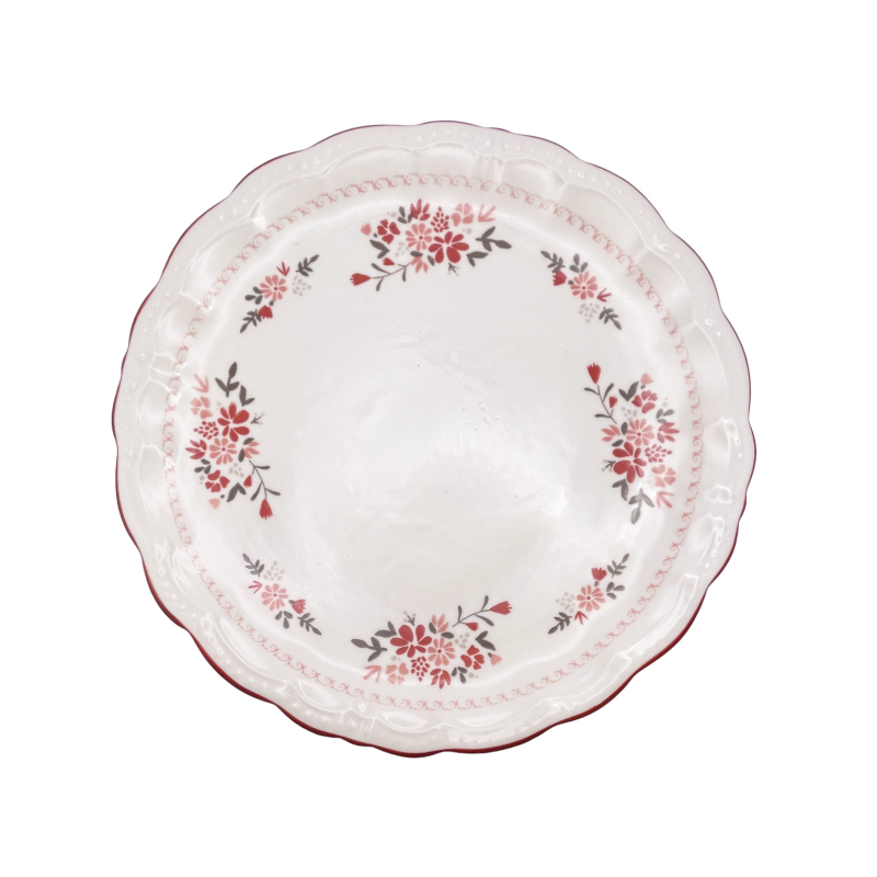 TP 餐盤/紅 約Ø22cm
