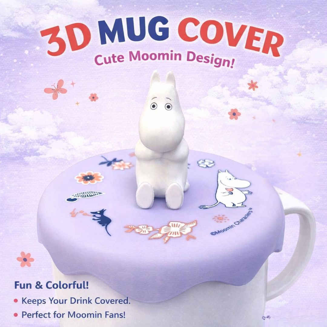 Moomin | 3D siliconne lids