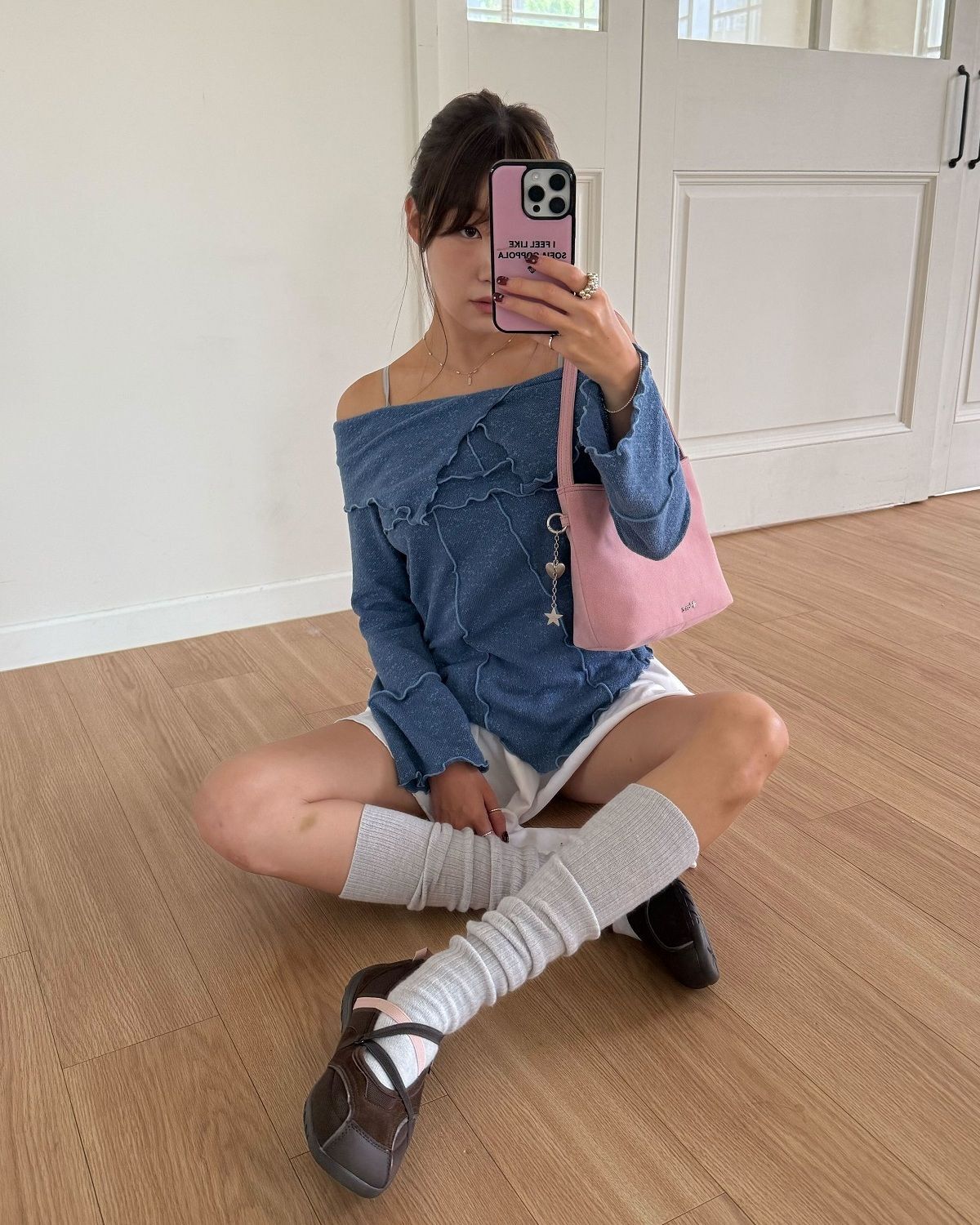 OTZ Romary 麂皮彈力平底瑪麗珍鞋 FLOTFA3W59