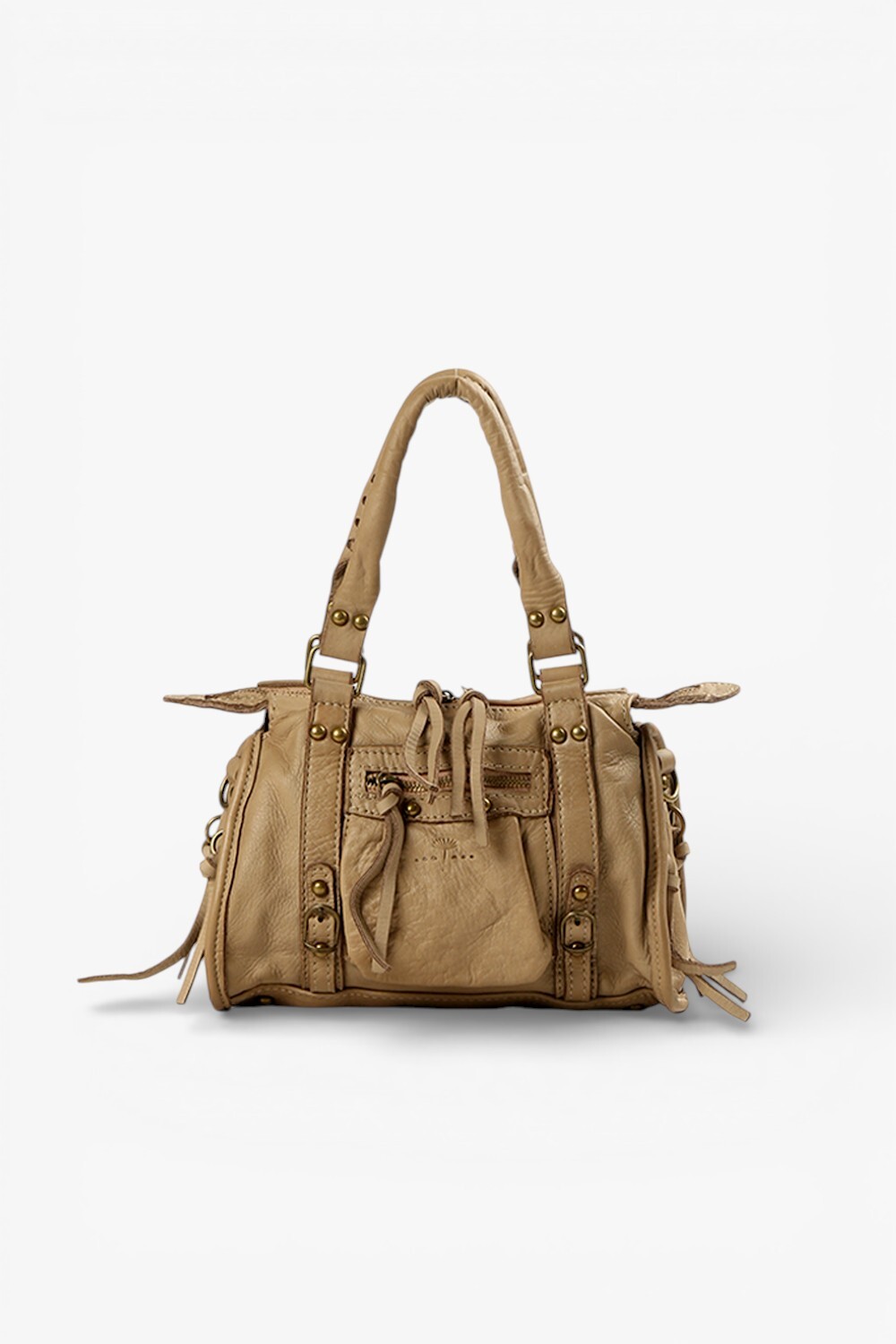 Novo 鞣革平面小包 卡其