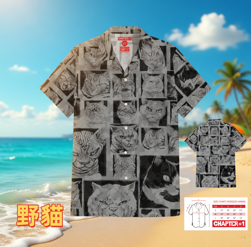 泰國夏威夷貓貓衫