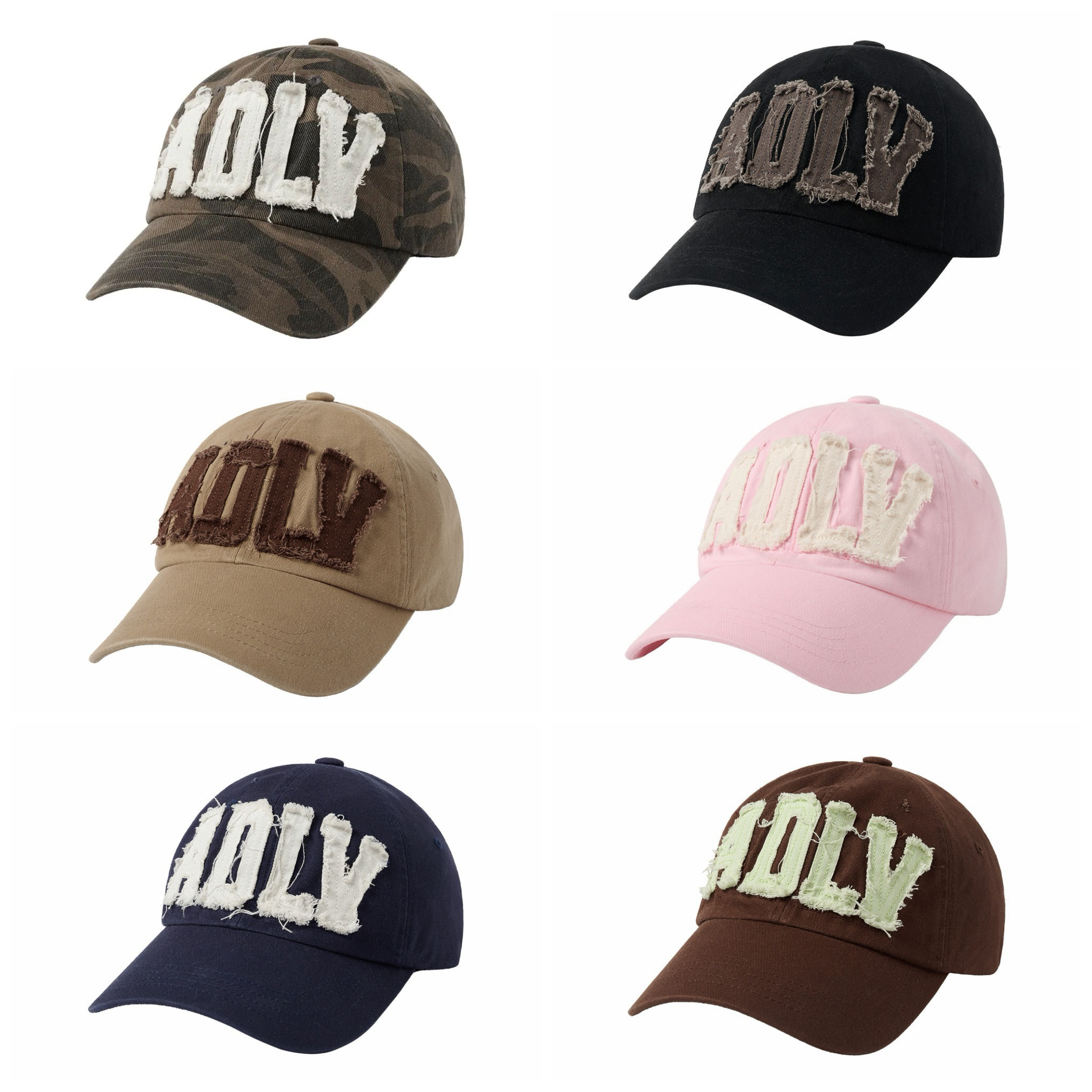 【35】ADLV APPLIQUE EMBO BALL CAP (6色選擇)