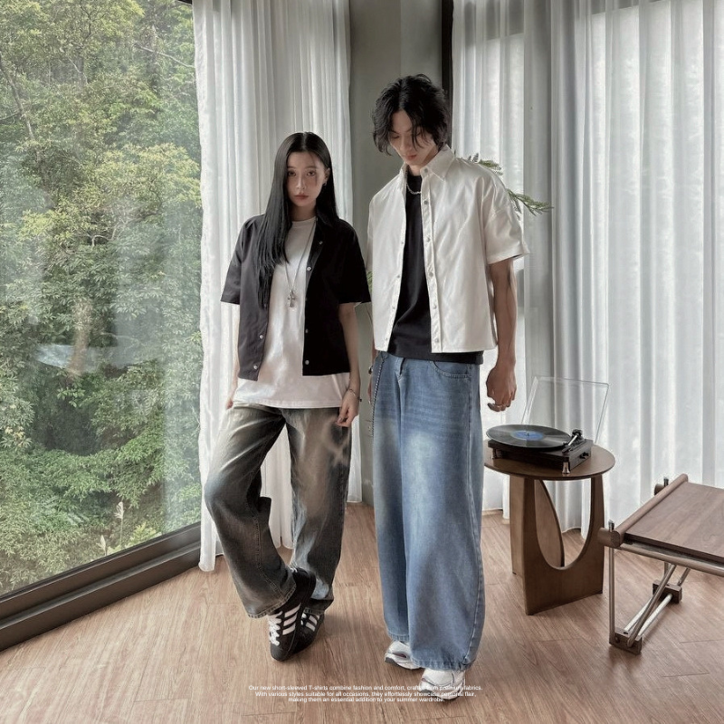 寬短版 BOXY 休閒襯衫