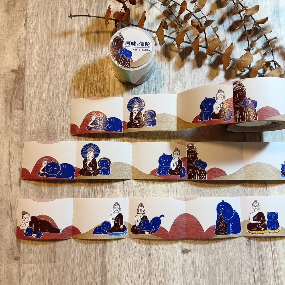 阿咪與佛陀 便利貼 memo捲｜針線球