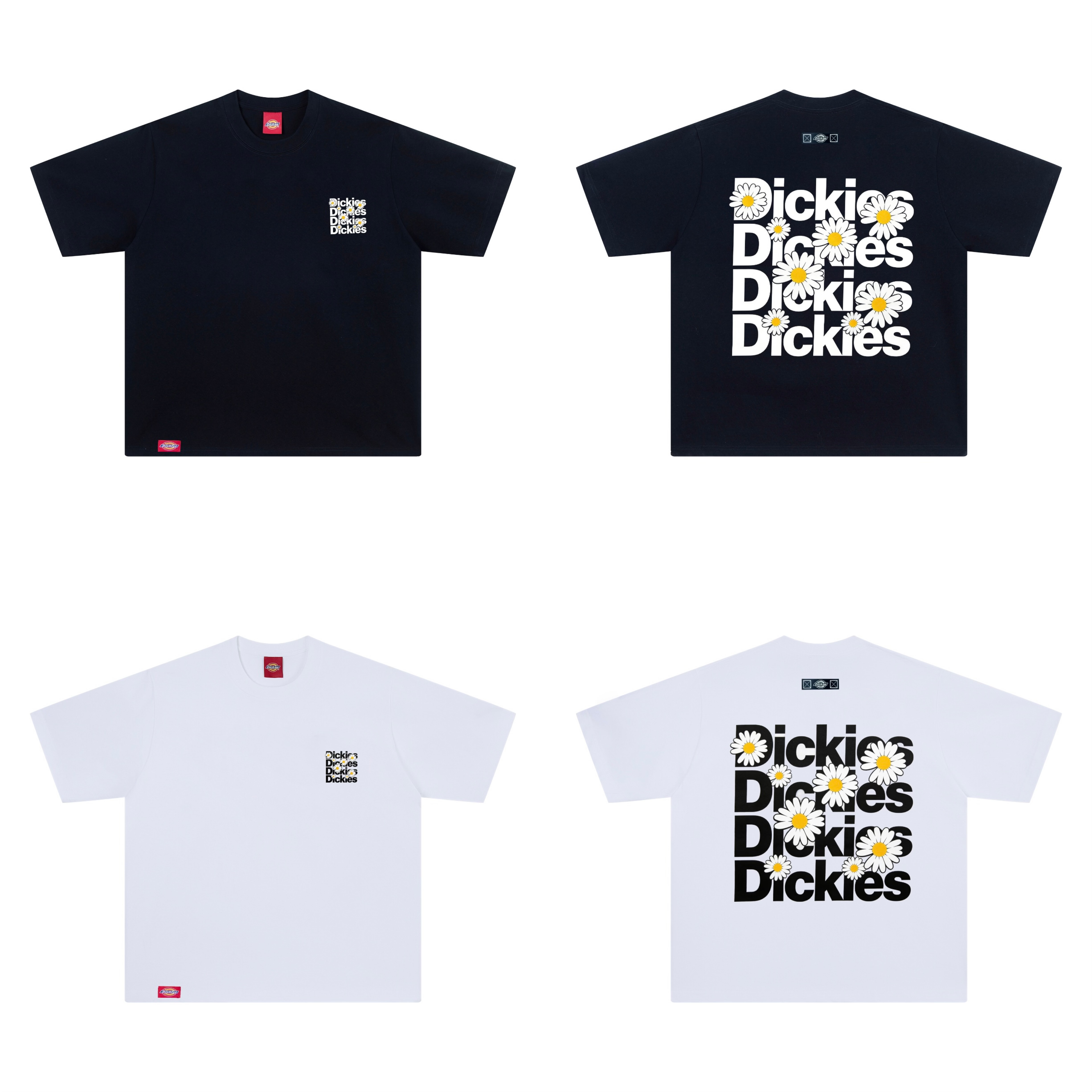 預購 Dickies 復古 厚磅 320g 小雛菊 大字 短T