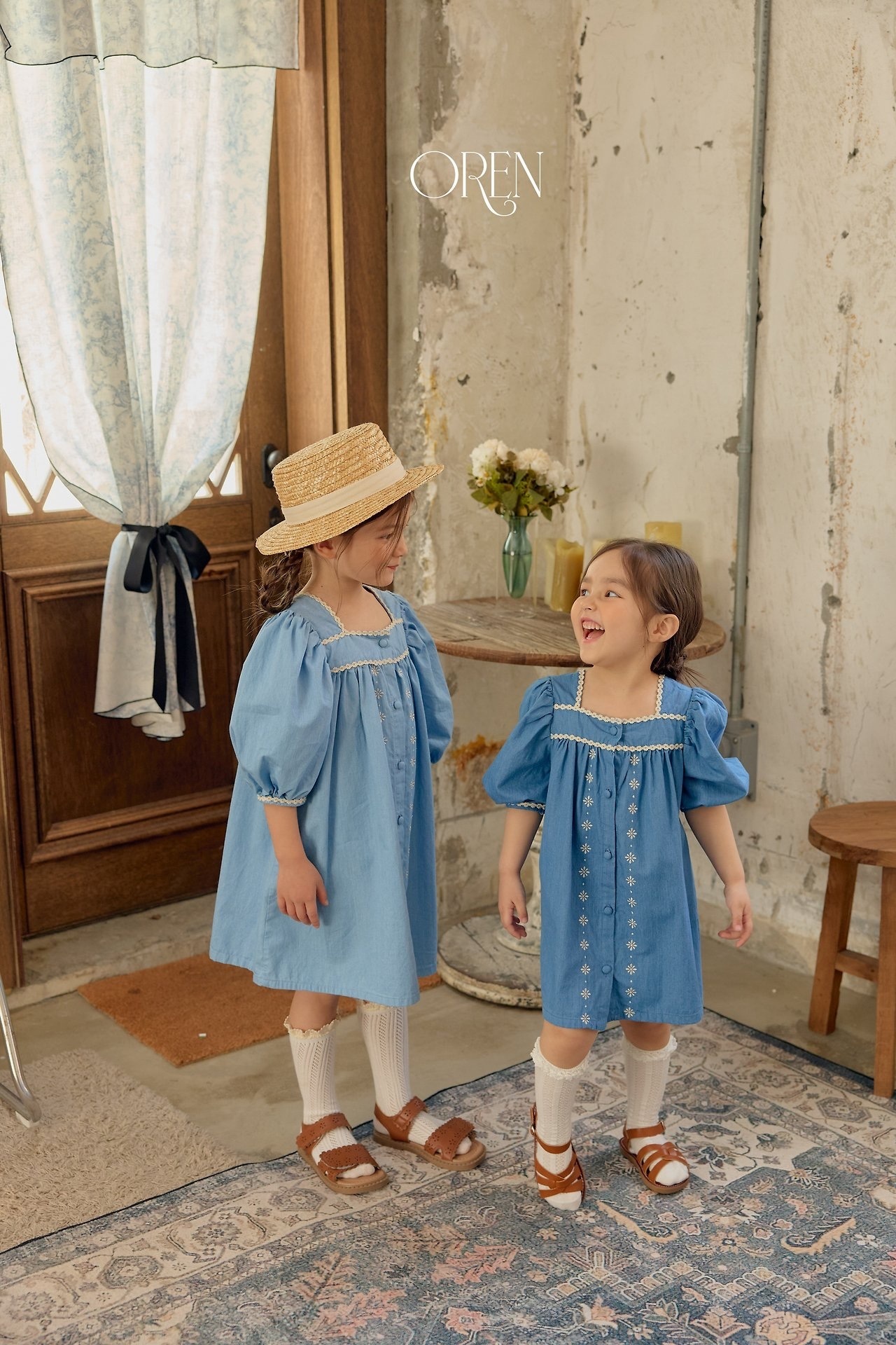 Oren Jardin Blue Dress