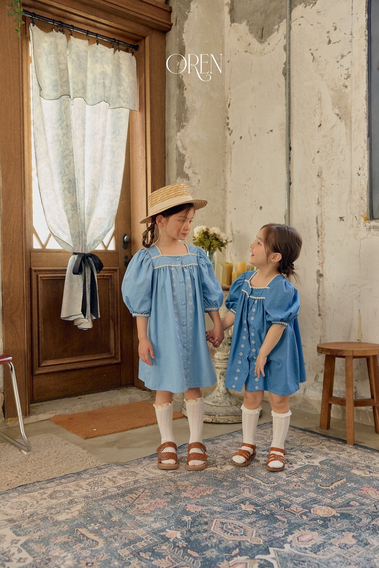 Oren Jardin Blue Dress