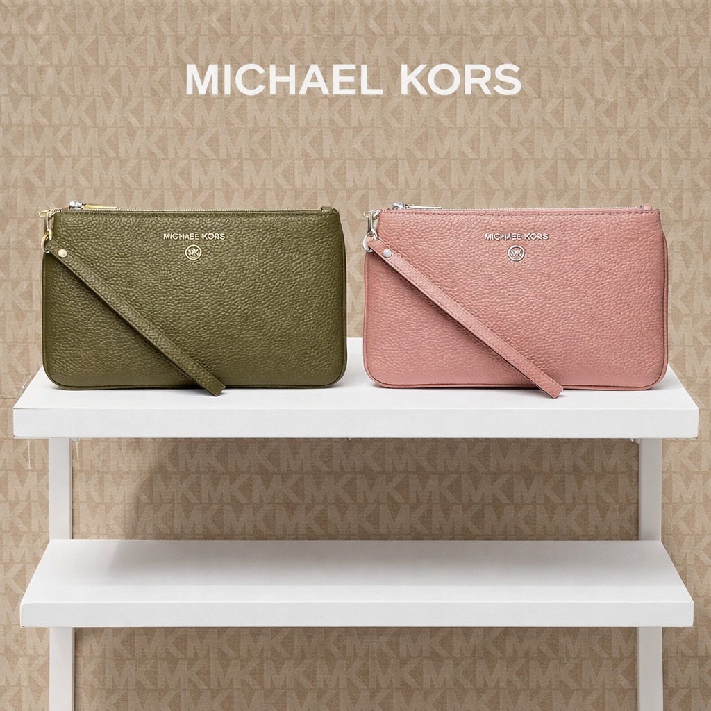 【現貨】Michael Kors H041728 拉鍊手拿包