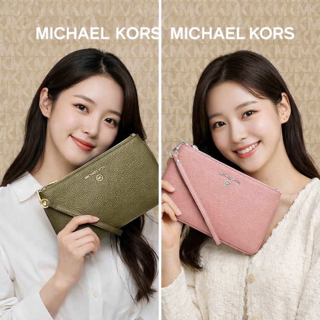 【現貨】Michael Kors H041728 拉鍊手拿包