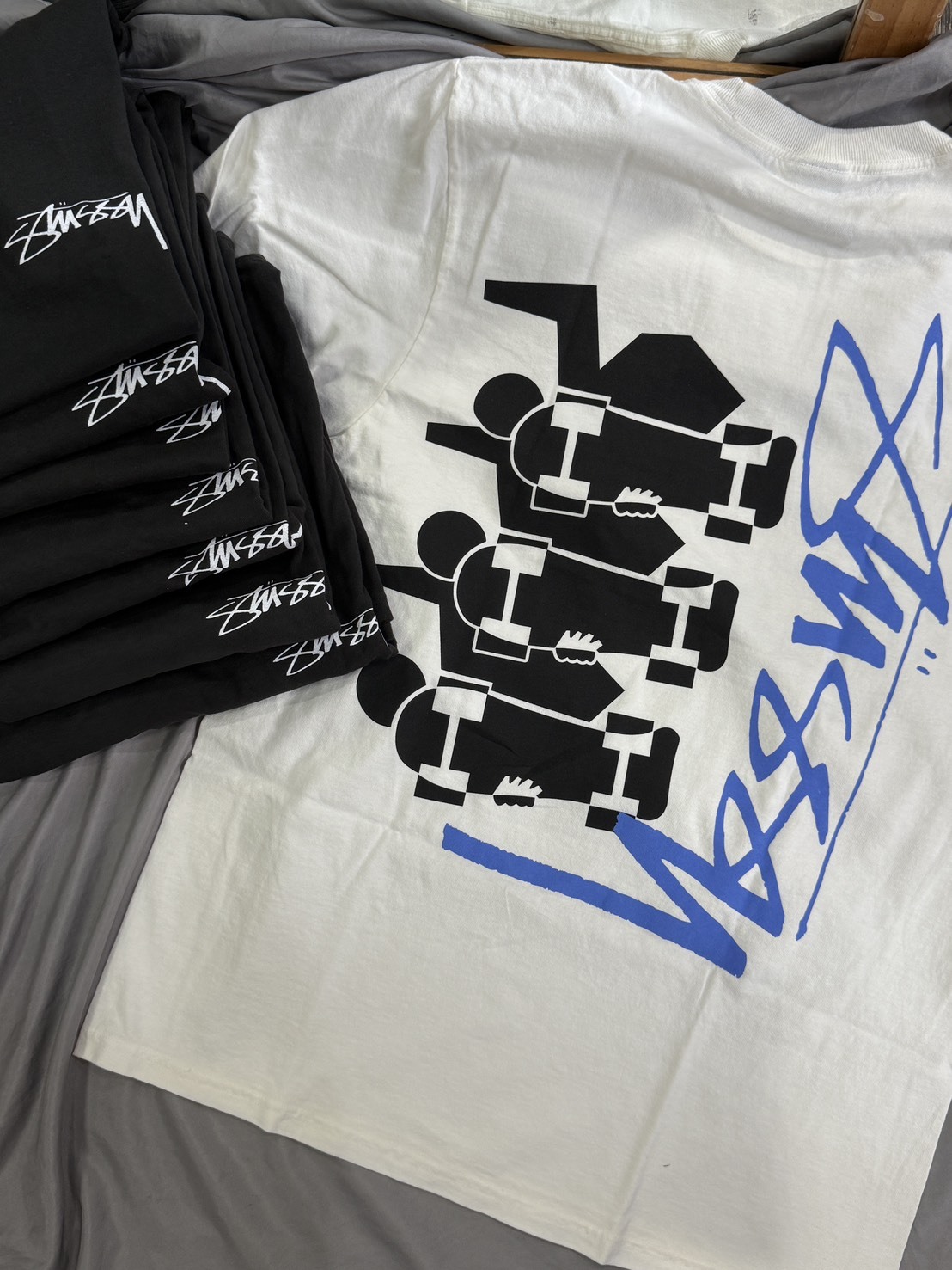 STUSSY SKATE STACK TEE PIGMENT DYED 滑板堆 短Tee 1905178