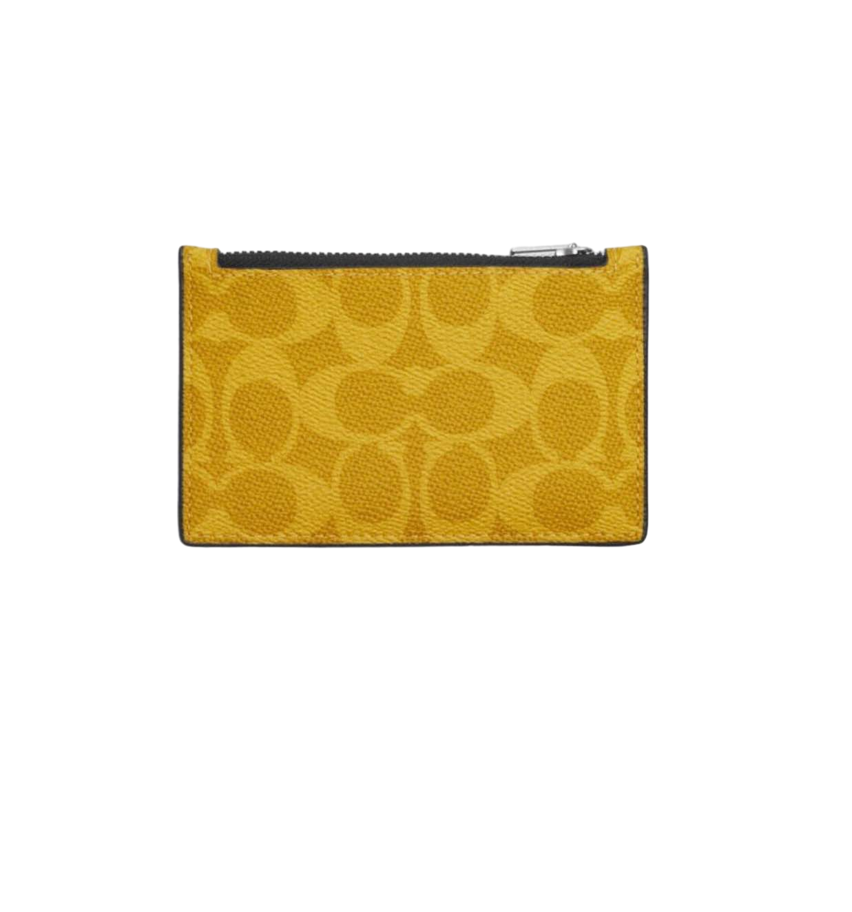 【Coach Outlet】Zip Card Cs Sig  黃