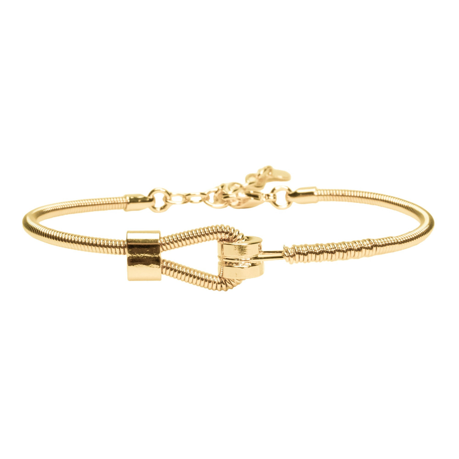 1SS0418-170 [SING A SONG]  JUST ME, YOU & ME Bracelet " Just Me" Horizontale En Corde De Basse #Doréjaune (EU)
